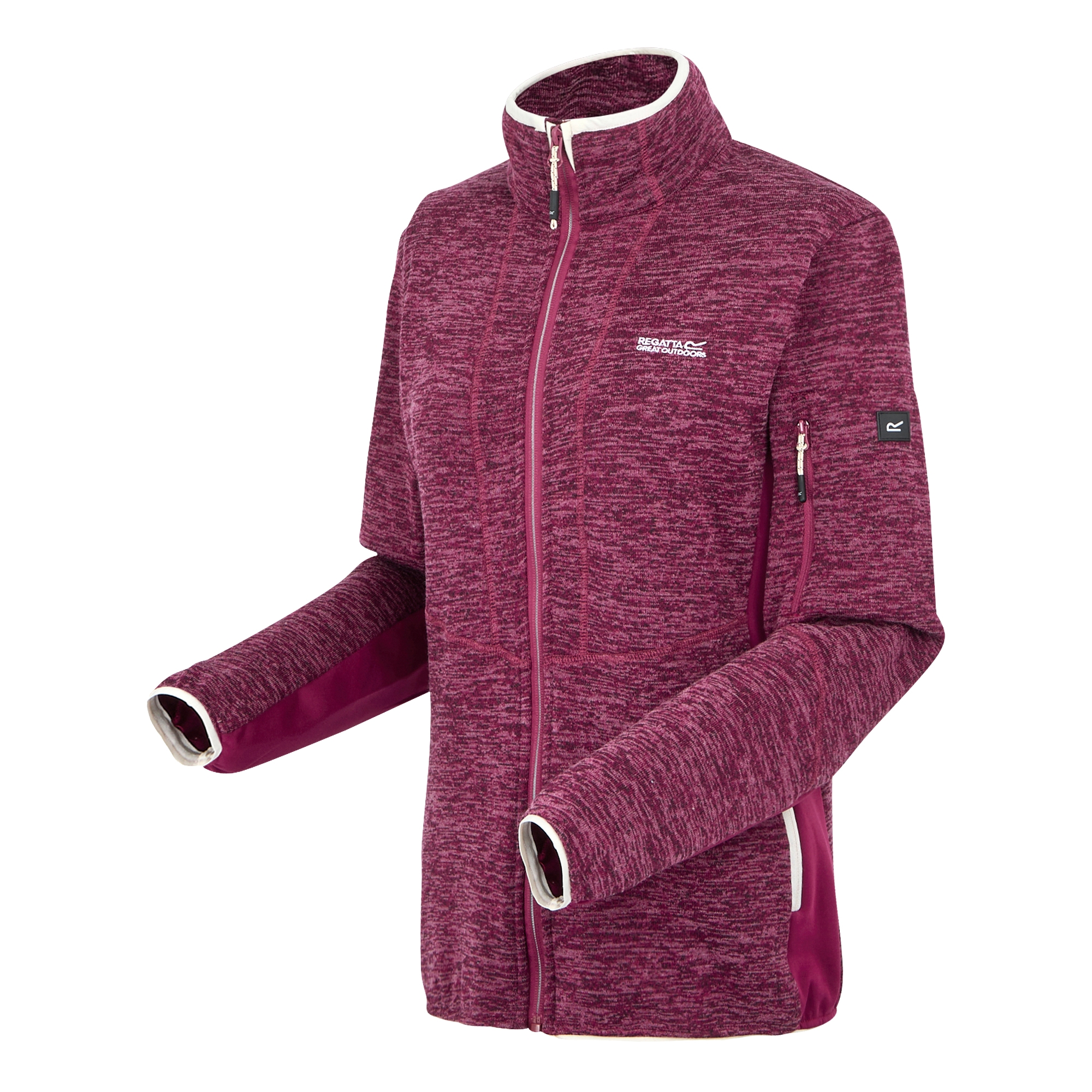 Women's Ralina Full Zip Fleece | Beaujolais Light Vanilla