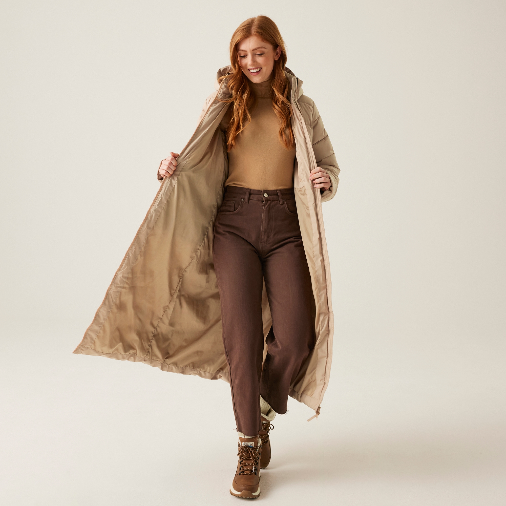 Women's Elender Quilted Jacket | Warm Taupe