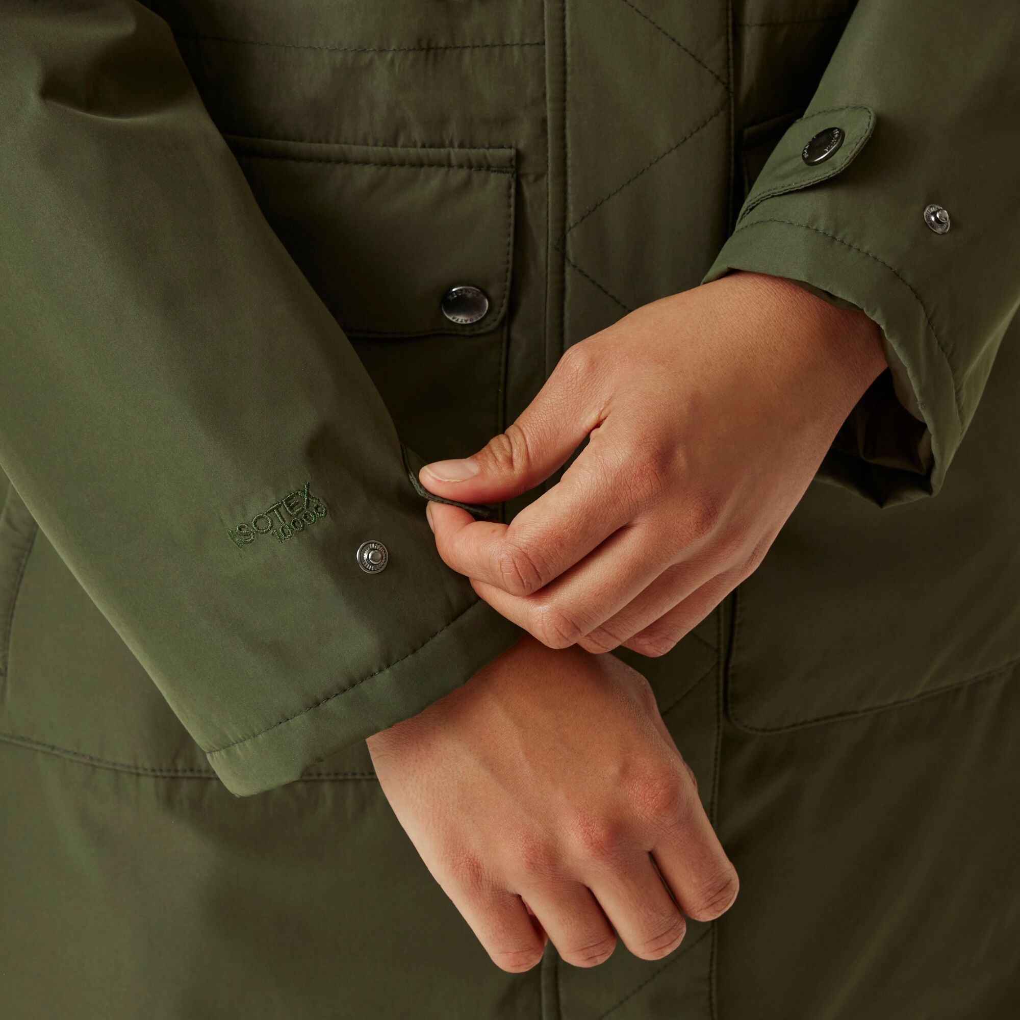 Women's Sabinka II Fur Trim Parka Jacket | Dark Khaki