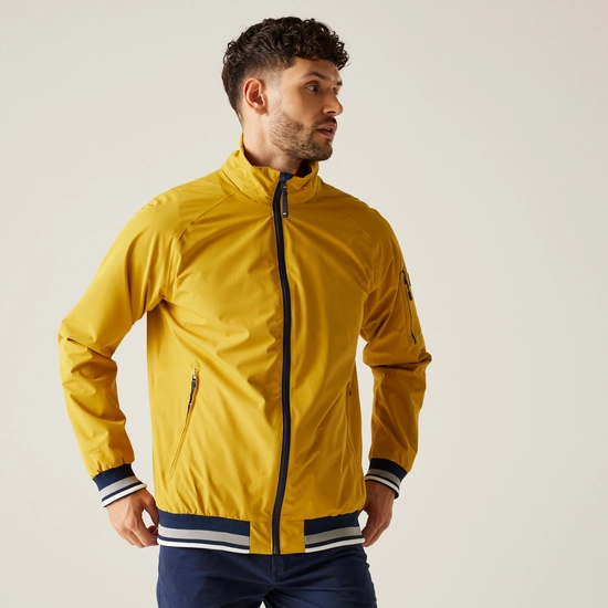 Men's Shorebay III Waterproof Jacket | Silver Grey Linear Stripe