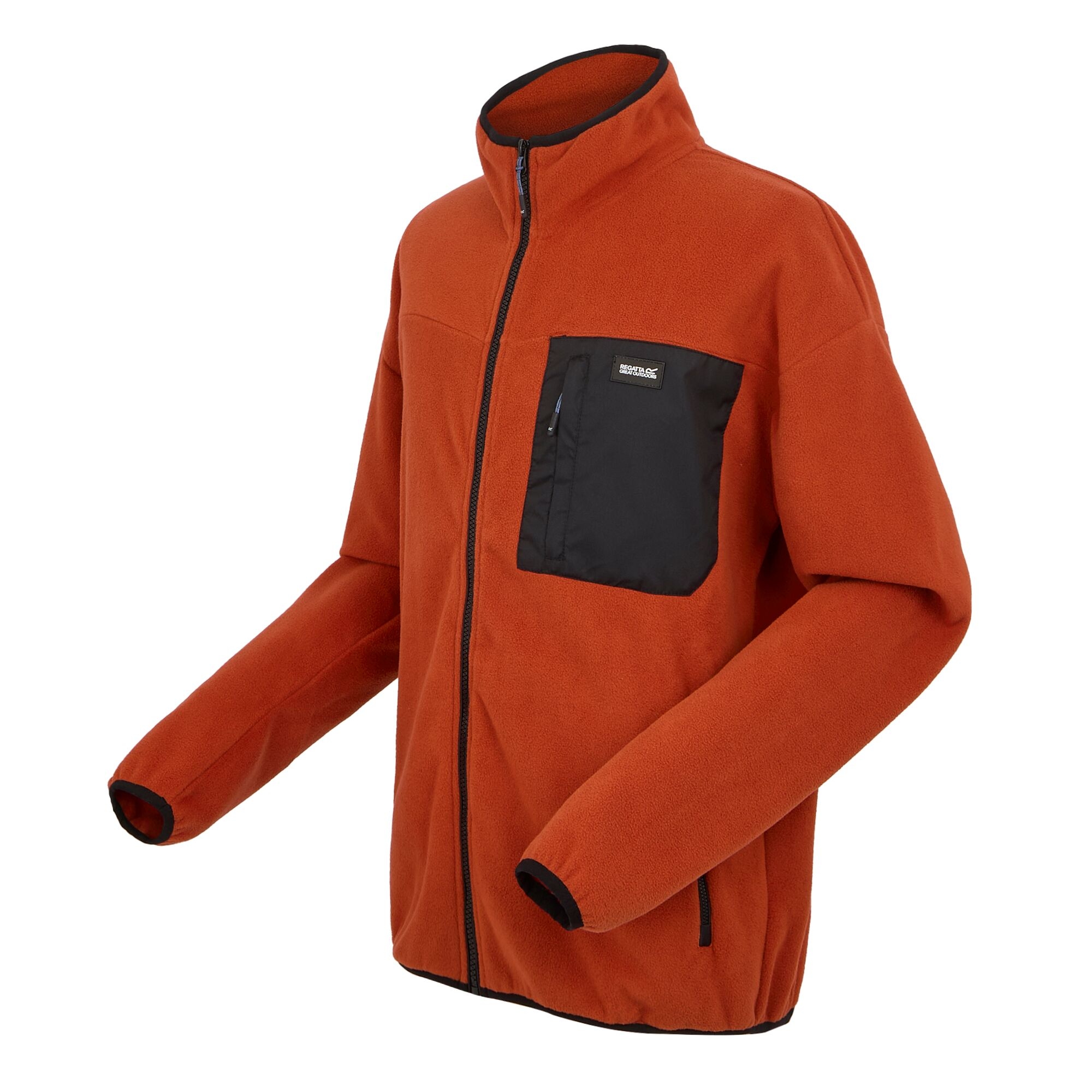 Men's Frankie Full Zip Fleece | Red Ochre
