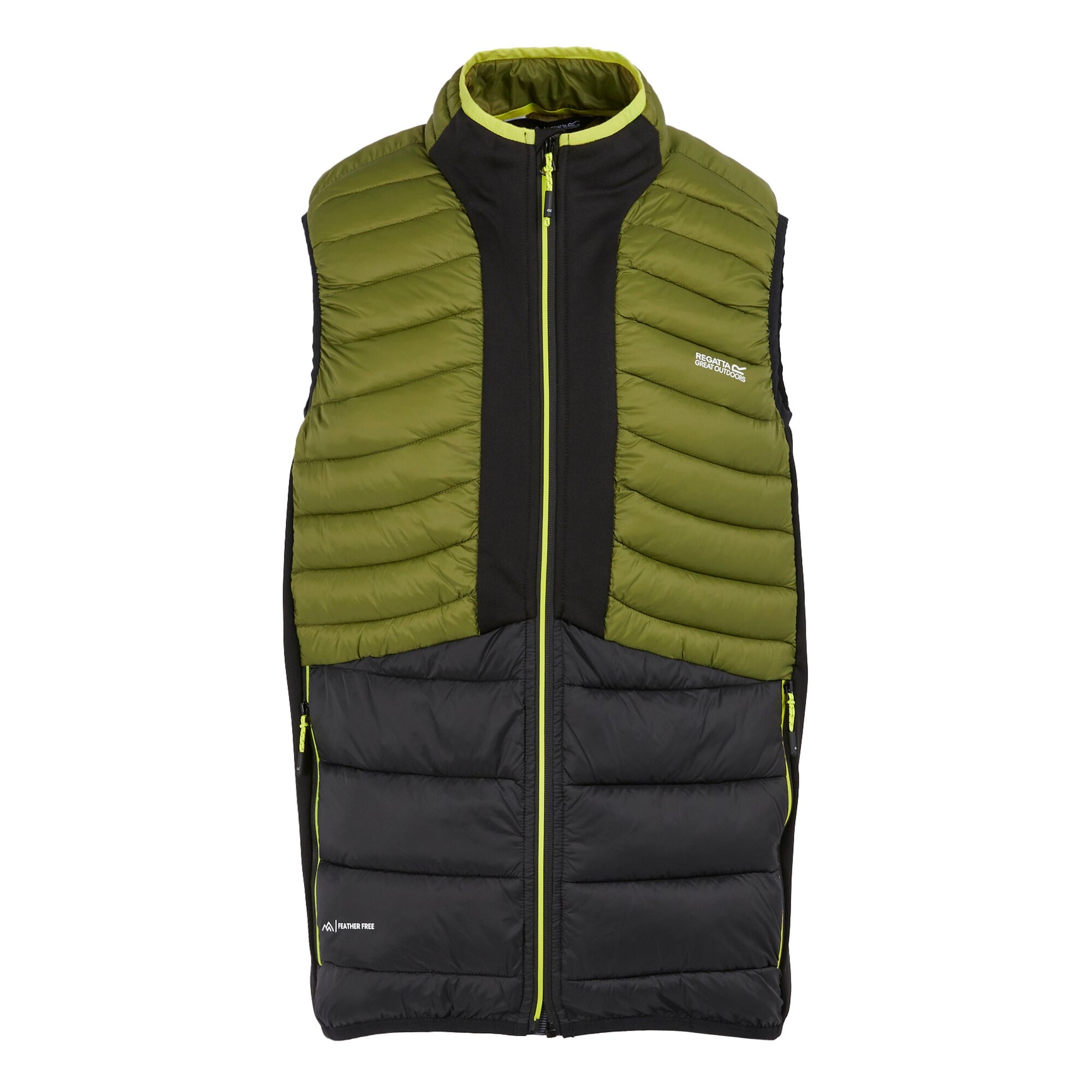 Men's Leedre Hybrid Gilet | Nephrite Green Black