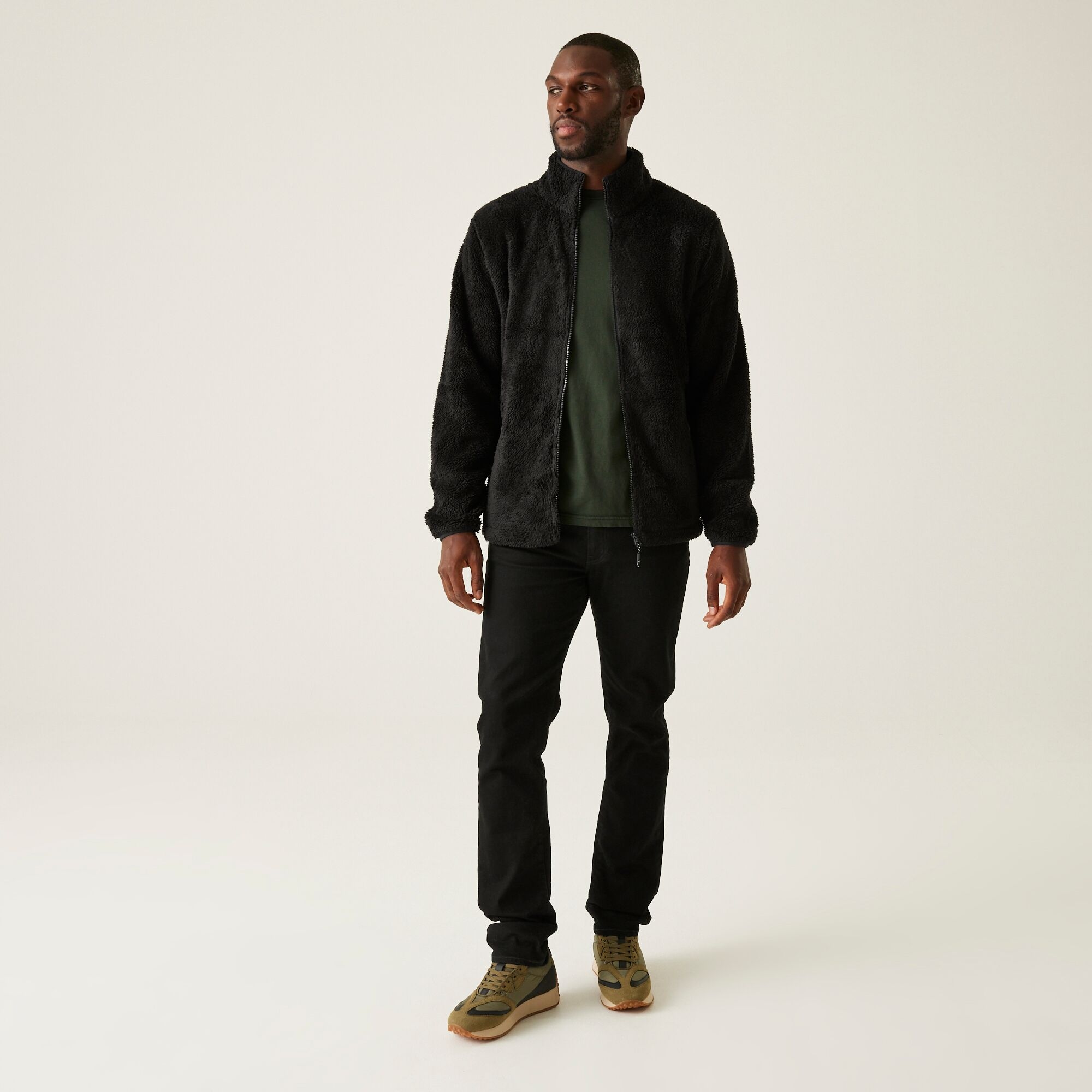 Men's Midoor Fluffy Fleece | Black