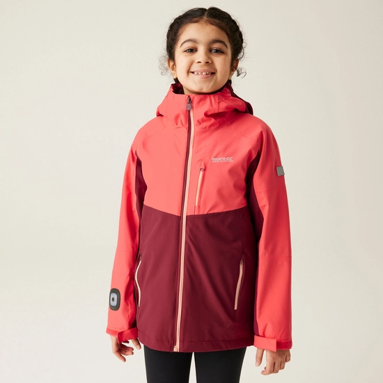Girls Trekktain 3-in-1 Jacket | Rumba Red Red Sky