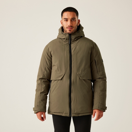 Men's Dallymoore Insulated Padded Jacket | Crocodile Black