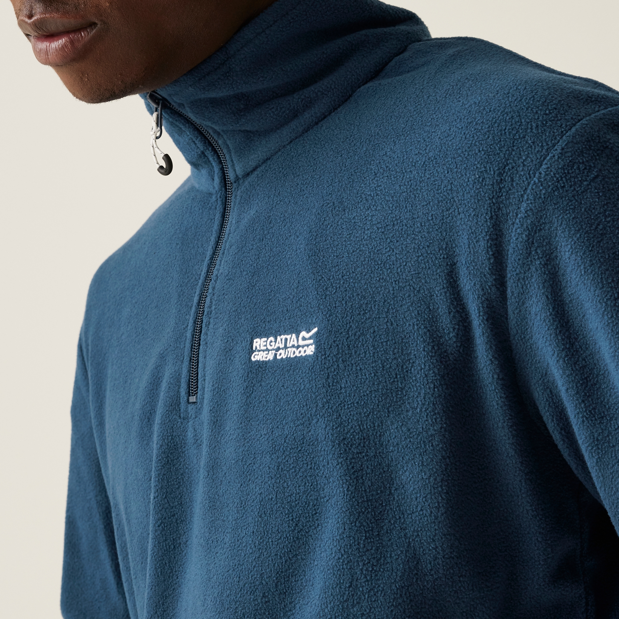 Men's Thompson Lightweight Half Zip Fleece | Admiral Blue