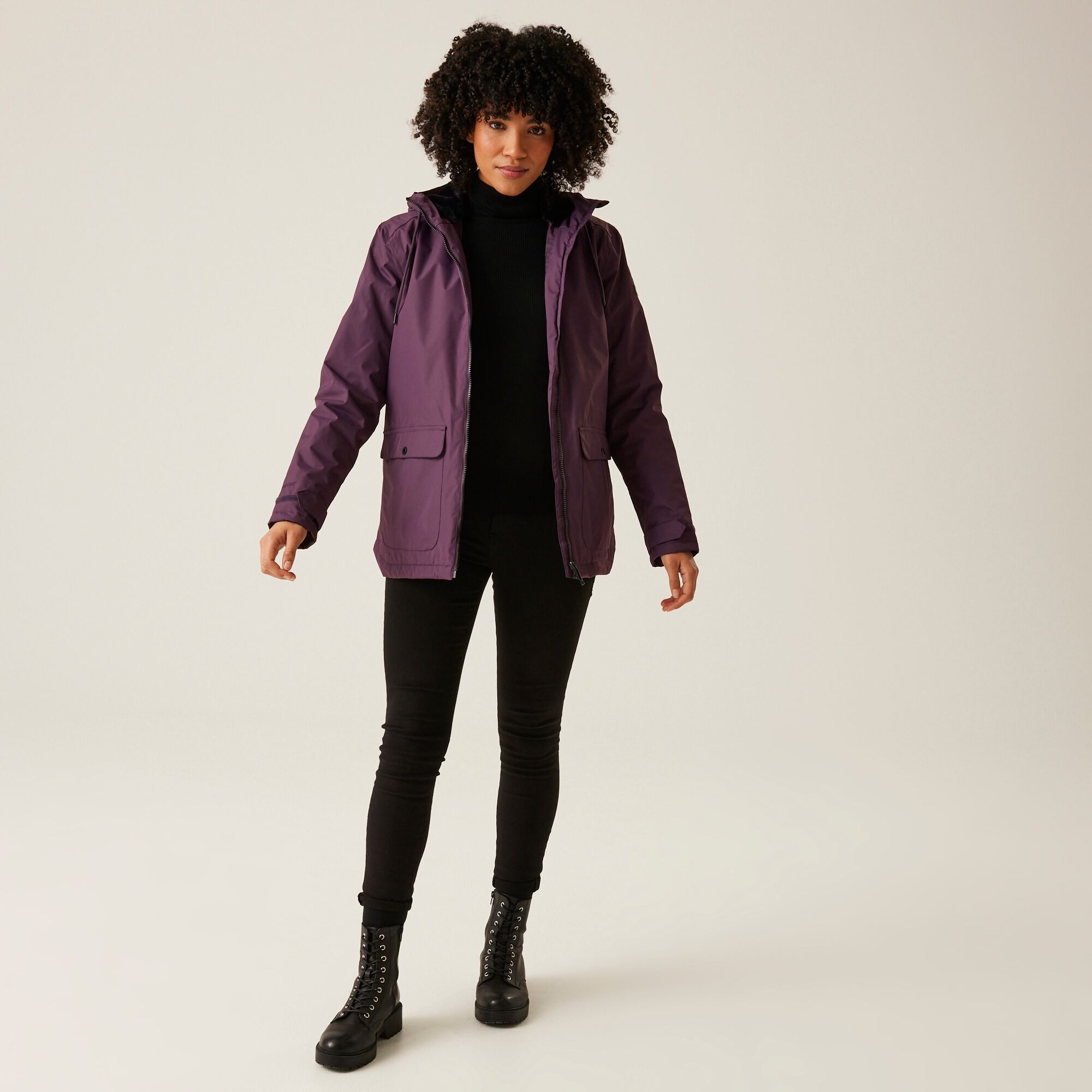 Women's Broadia Waterproof Jacket | Deep Plum