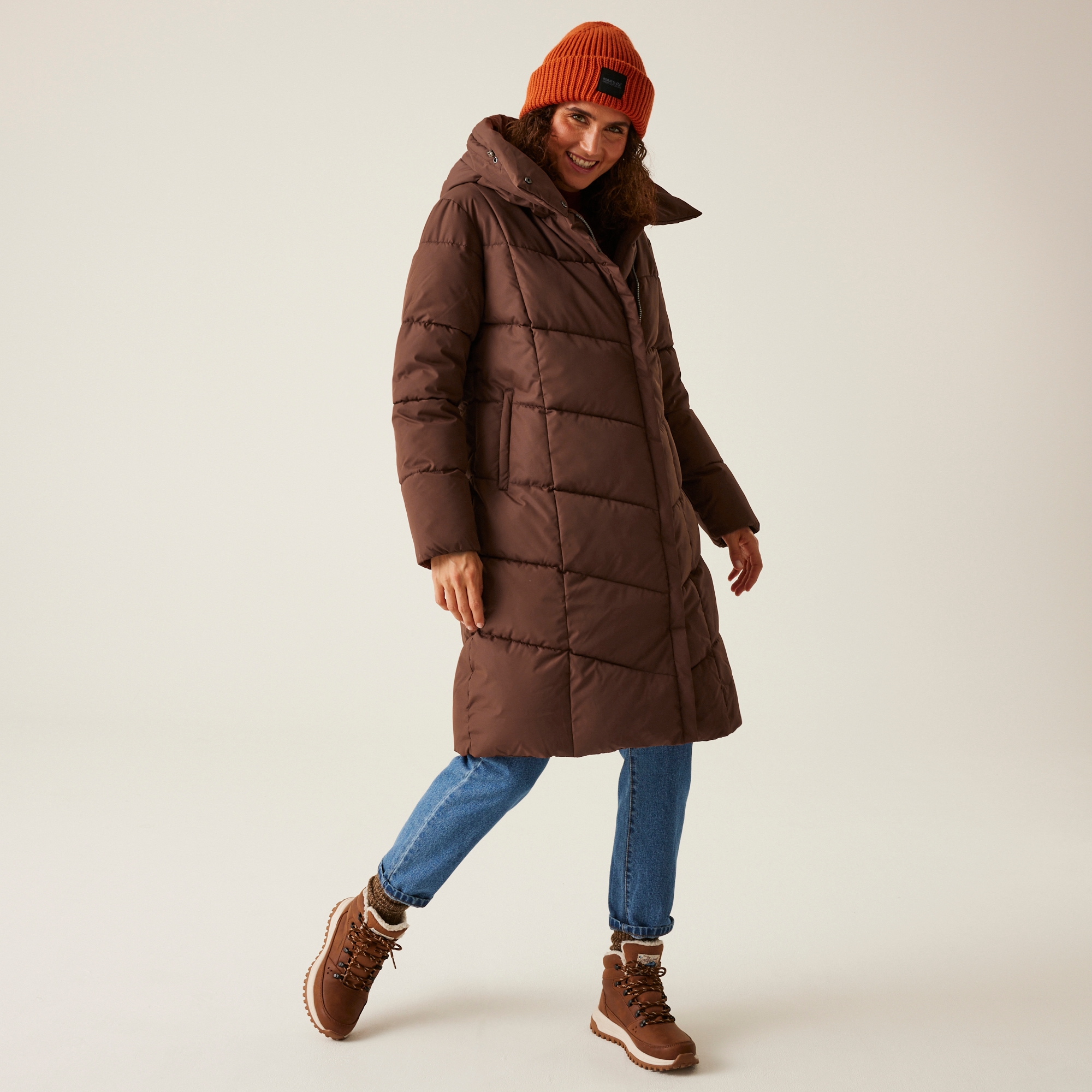 Women's Nurie Quilted Jacket | Dark Brown