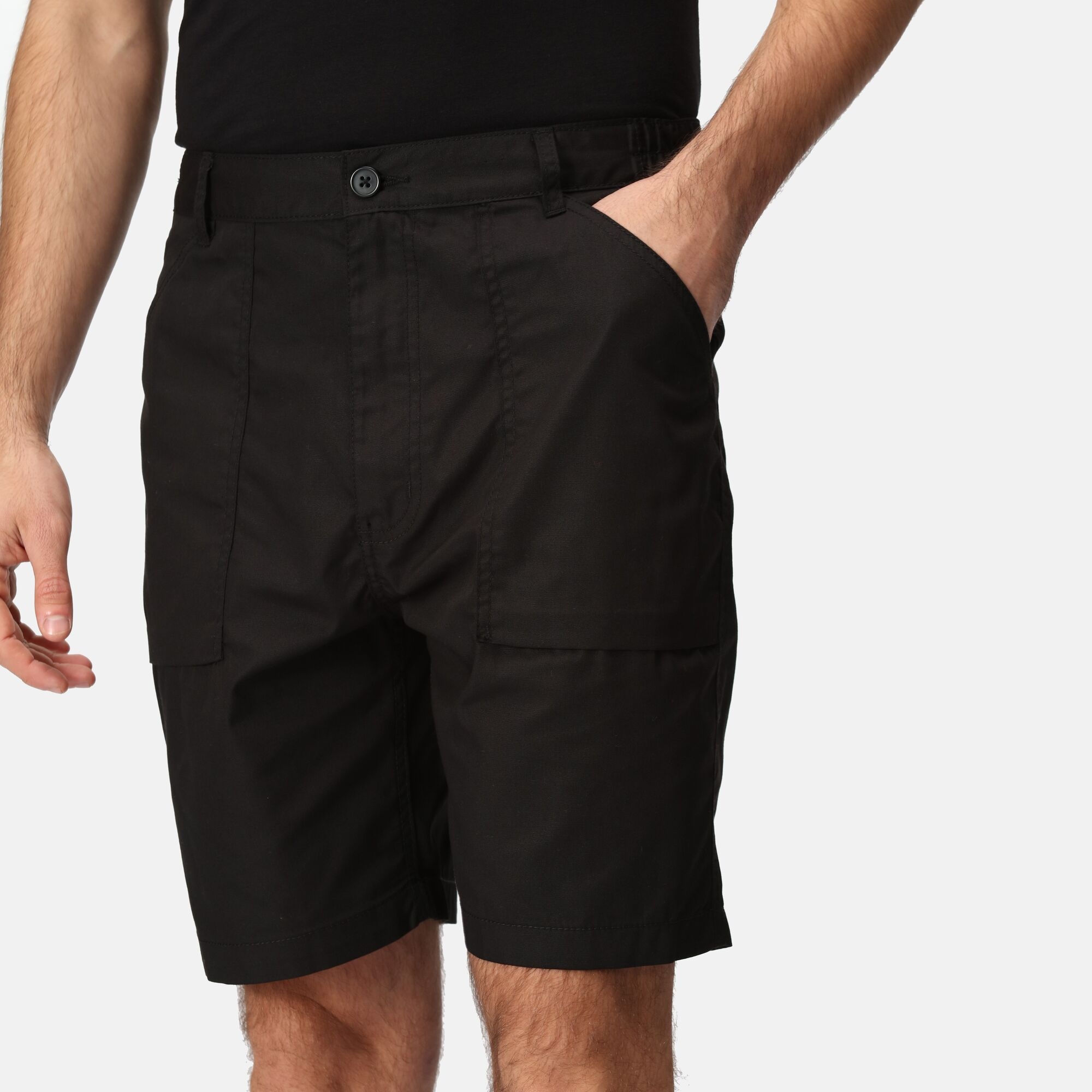 Men's Multi Pocket Action Shorts | Black