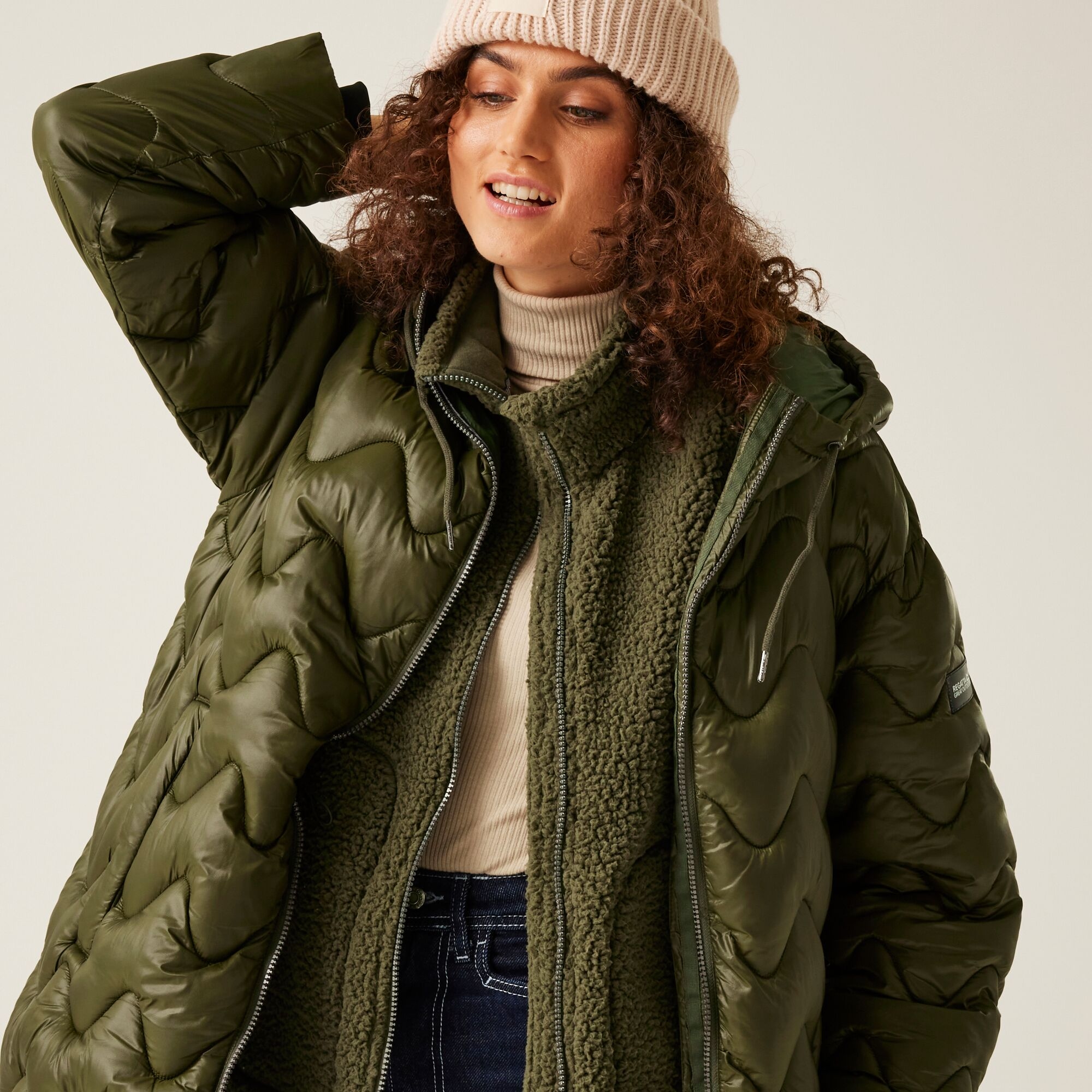 Women's Cambrie II Quilted Jacket | Dark Khaki