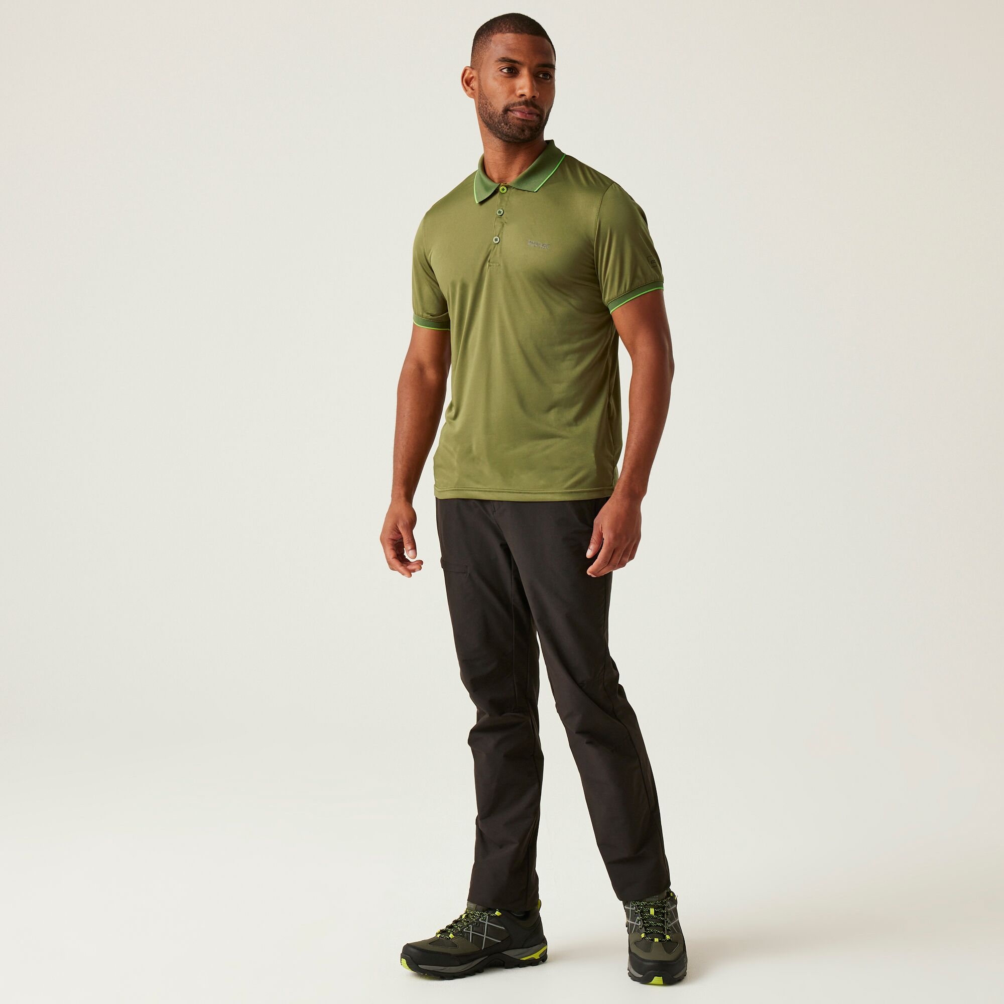 Men's Remex II Jersey Polo Shirt | Nephrite Green Solid