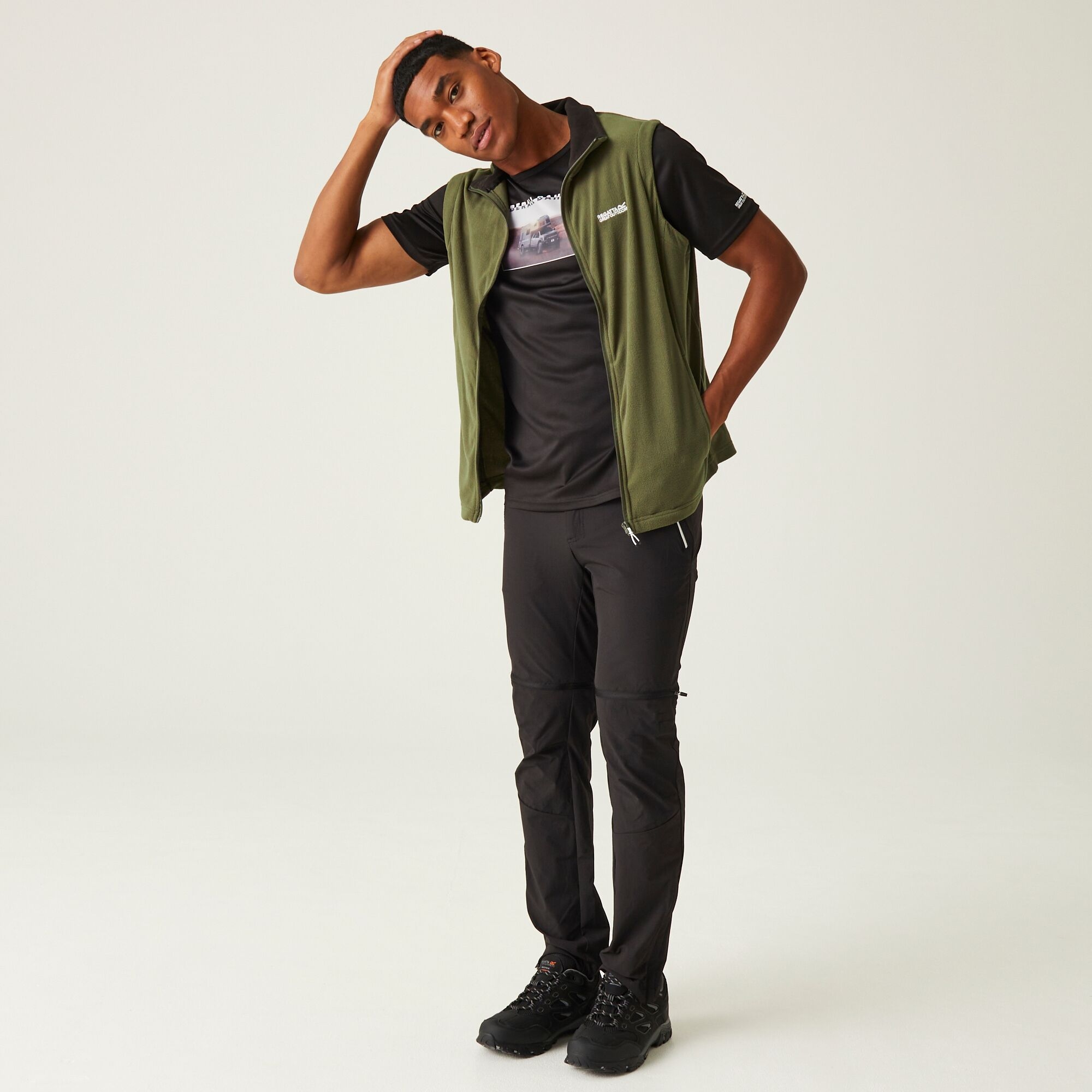 Men's Tobias II Fleece Gilet | Grape Leaf