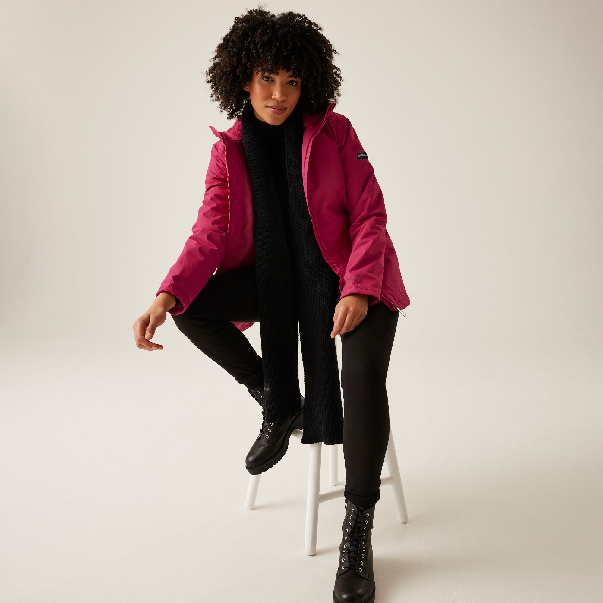 Women's Broadia Waterproof Jacket | Deep Pink
