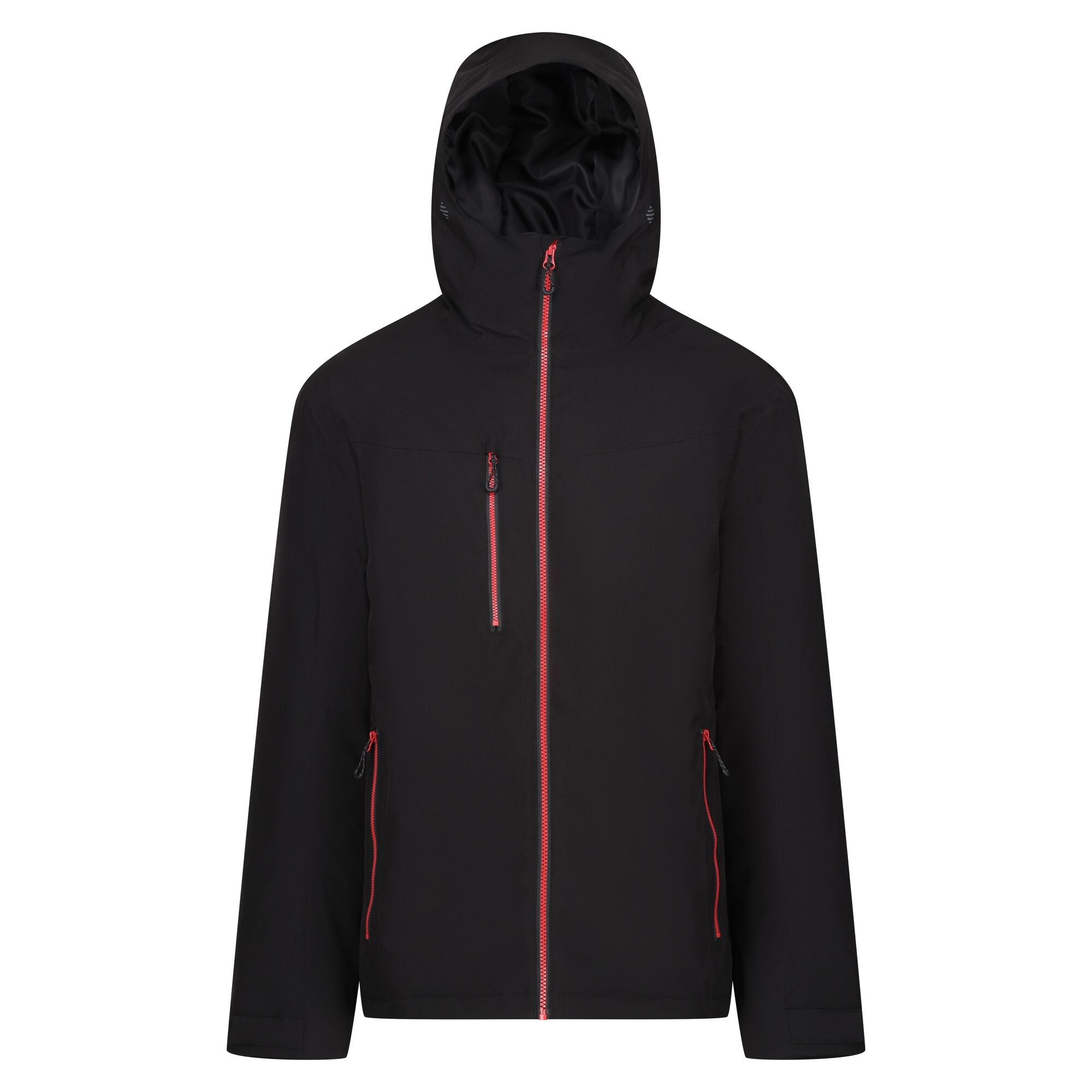 Men's Navigate Insulated Jacket | Black Classic Red
