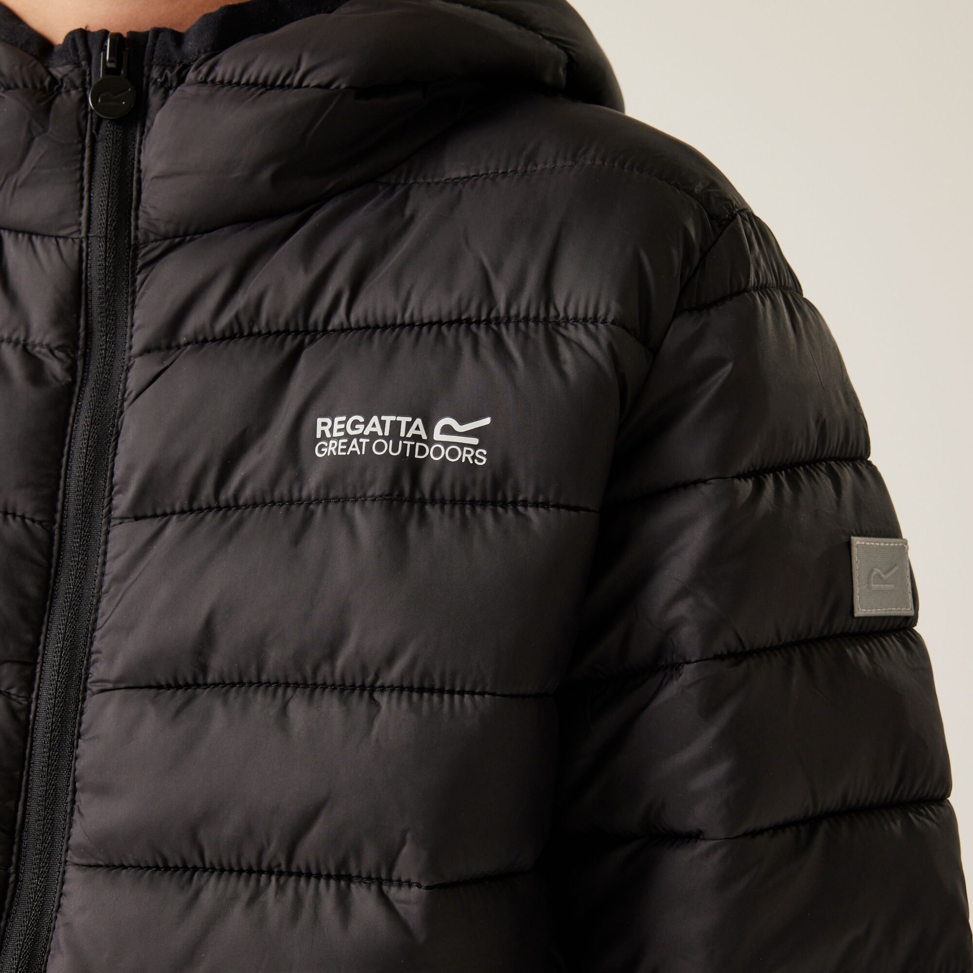 Kids' Hooded Marizion Padded Jacket | Black