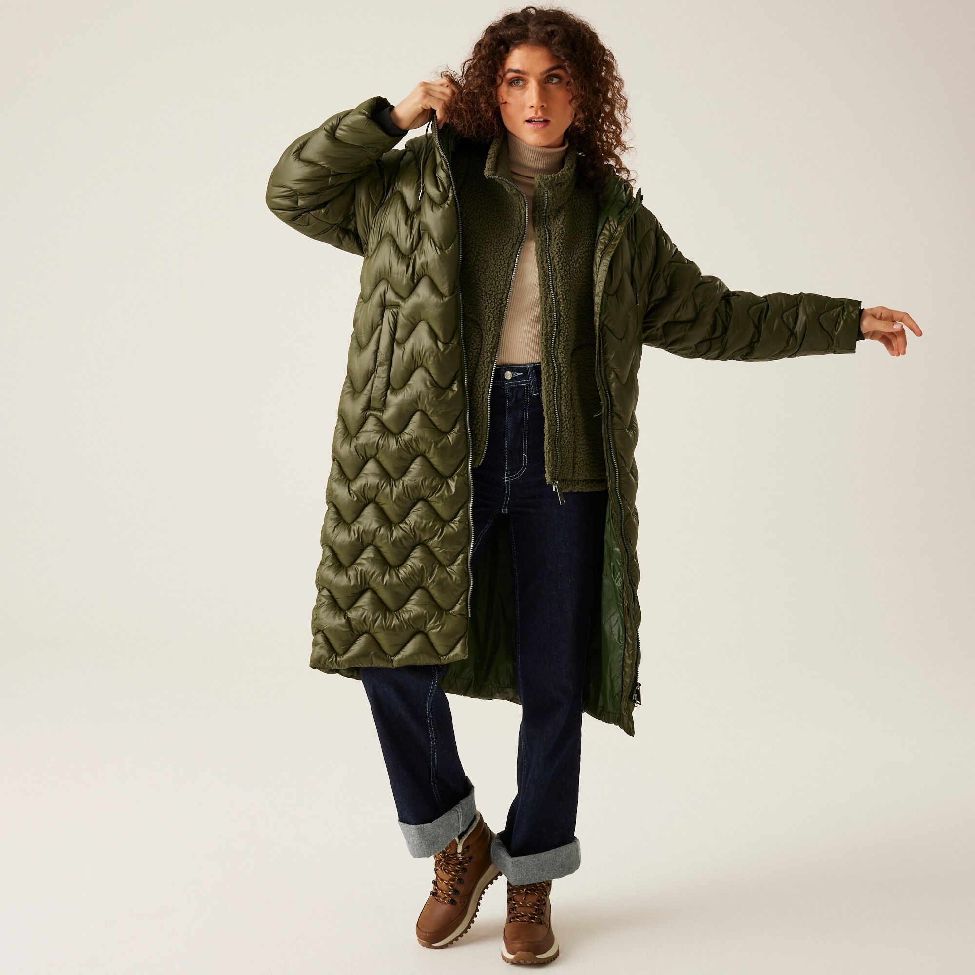 Women's Cambrie II Quilted Jacket | Dark Khaki