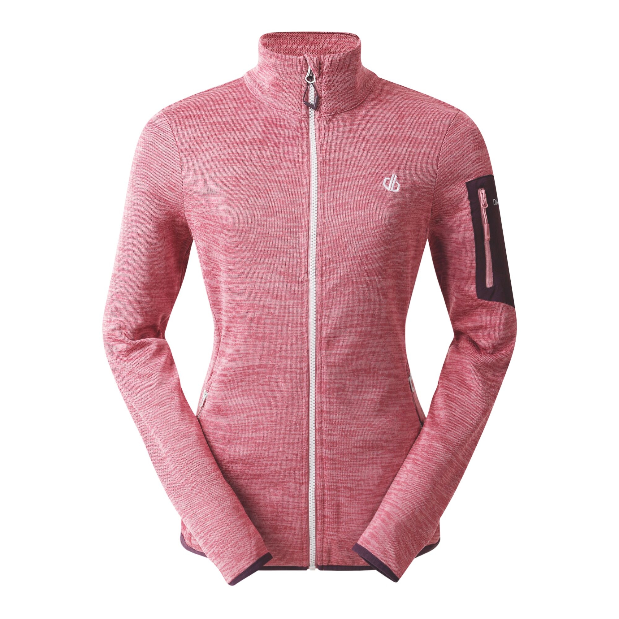 Women's Torrek Mountain Zip Through Fleece | Lilas & Deep Plum