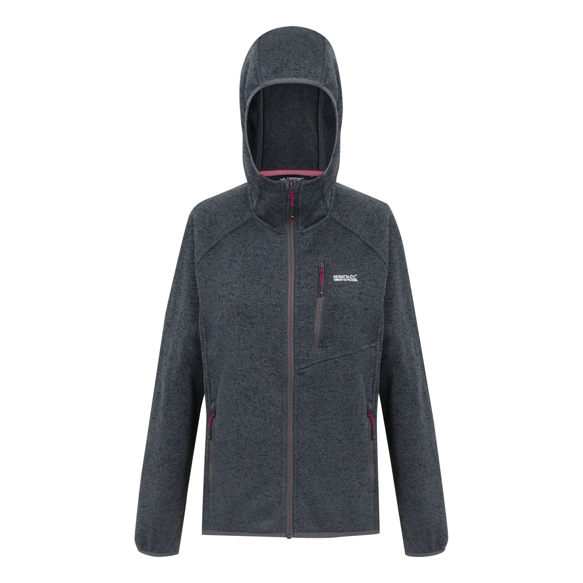 Women's Newhill II Hooded Fleece | Seal Grey Pop