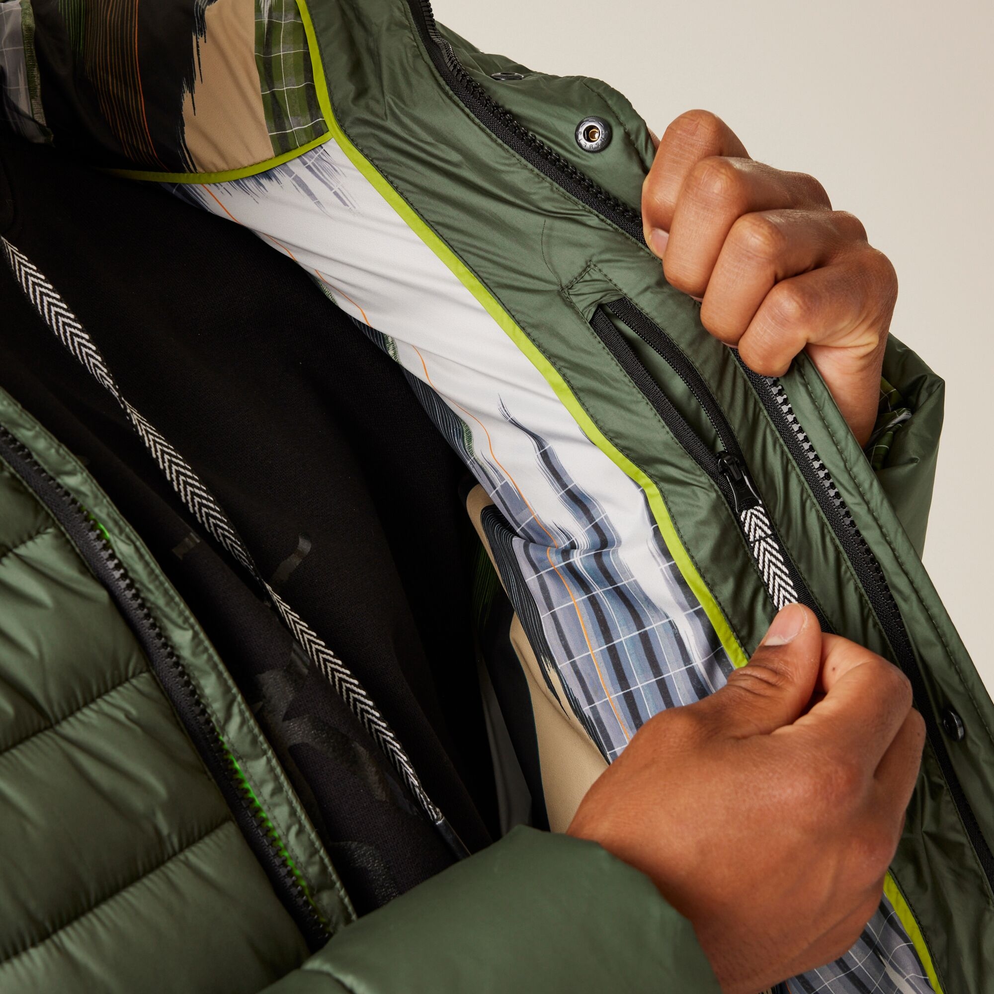 Christian Lacroix - Men's Collongues Long Padded Jacket | Thyme Leaf