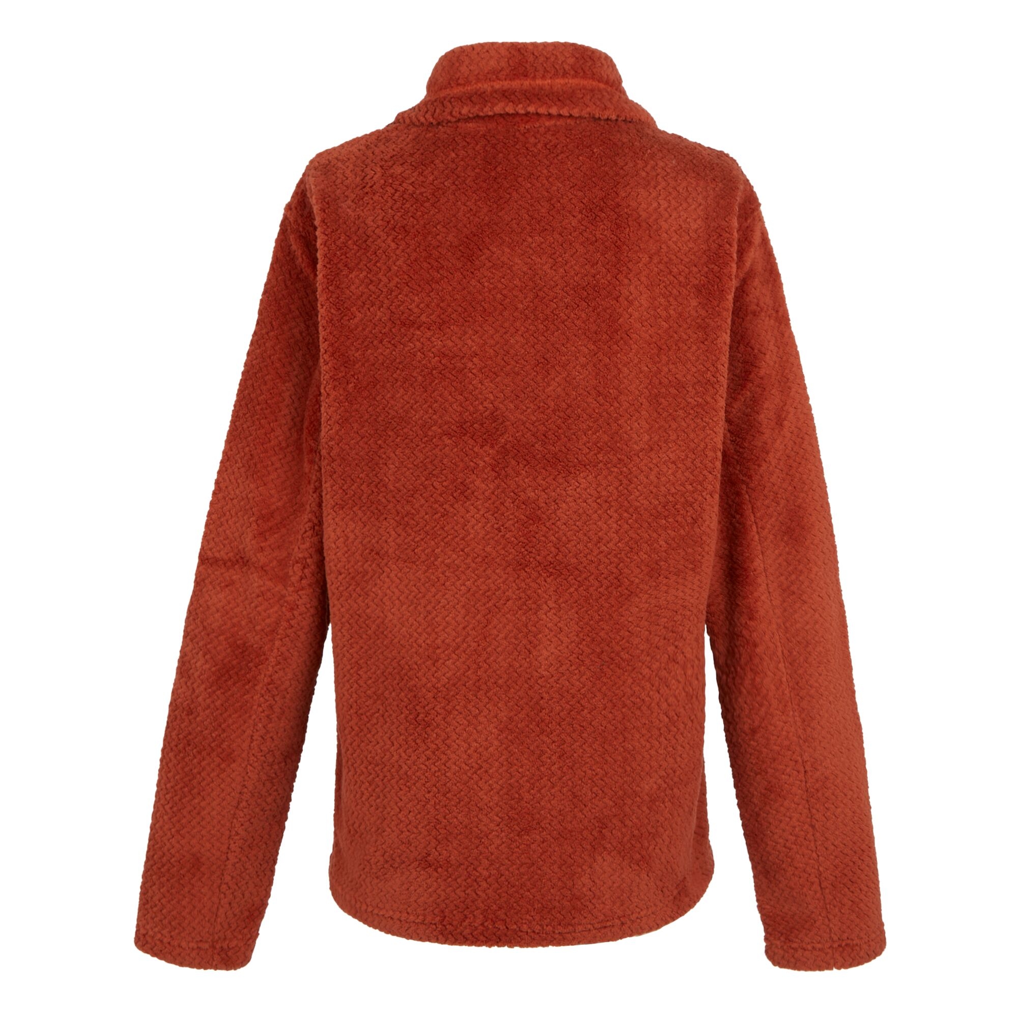 Women's Heidy Fluffy Full Zip Fleece | Red Ochre