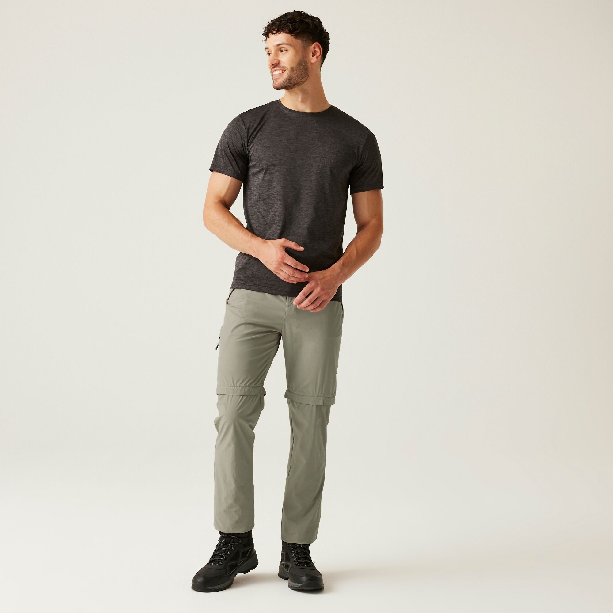 Men's Travel Light Zip Off Packaway Trousers | Golden Sand