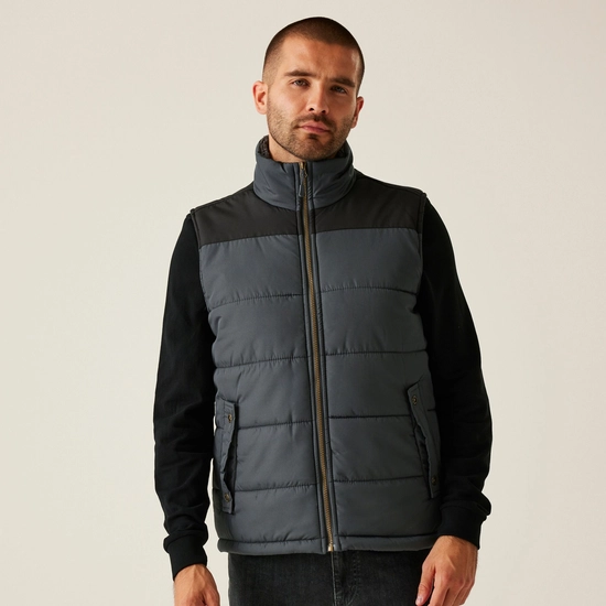 Men's Altoona Insulated Quilted Gilet | Black