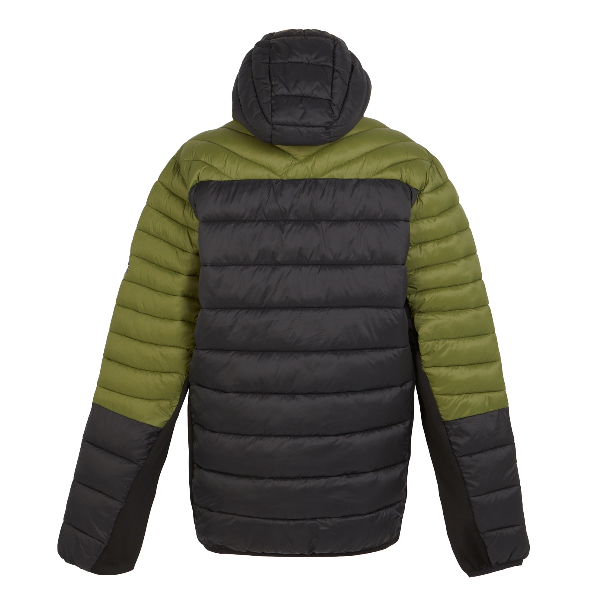 Men's Leedre Hybrid Hooded Jacket | Nephrite Green Black