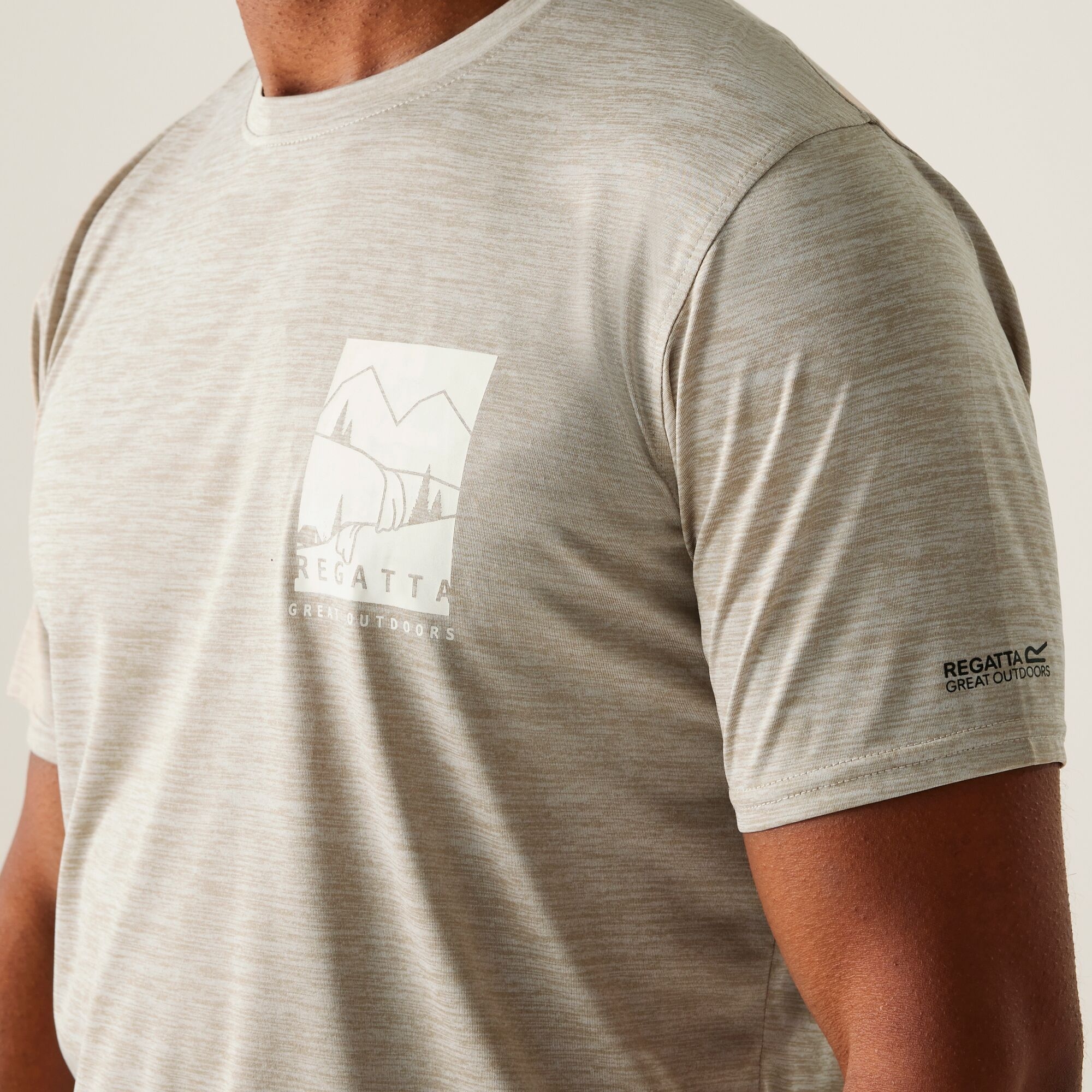 Men's Fingal IX T-Shirt | Golden Sand Marl