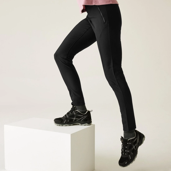 Women's Pentre Stretch Walking Trousers | Black