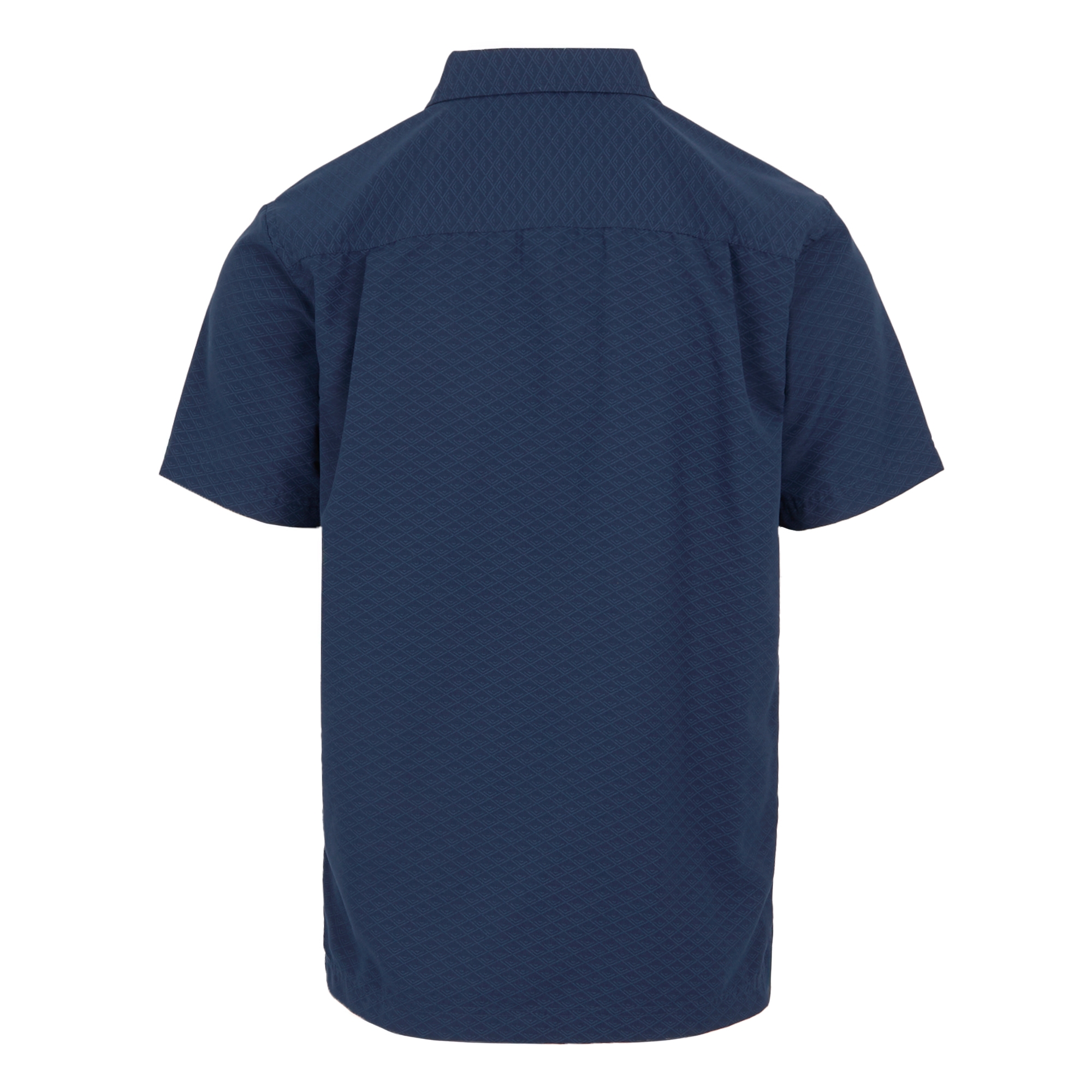 Men's Mindano IX Short Sleeve Shirt | Navy Triangle Print