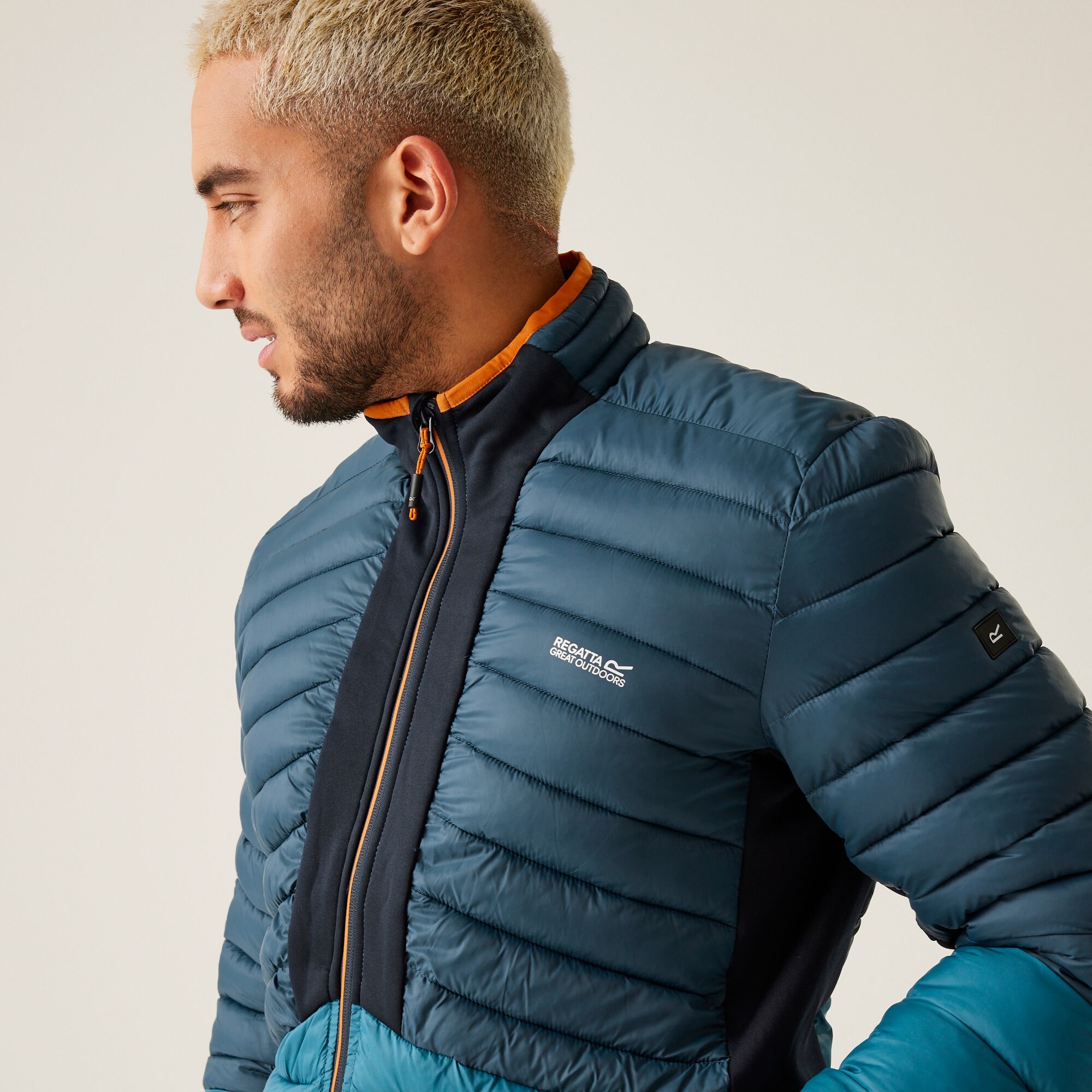 Men's Leedre Hybrid Jacket | Moonlight Denim Moroccan Blue