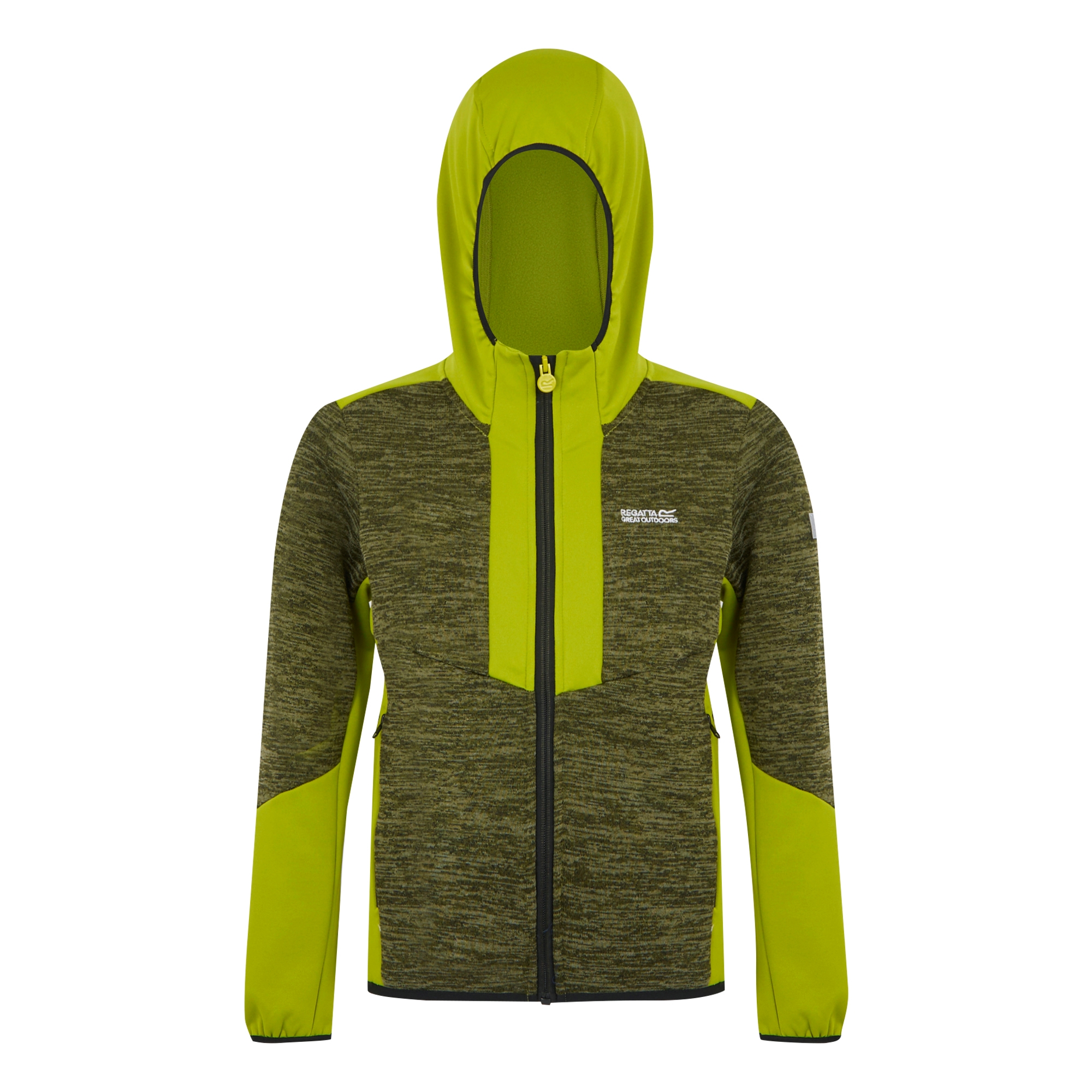 Kids' Dissolver X Full Zip Fleece | Nephrite Green Grenoble Green Black
