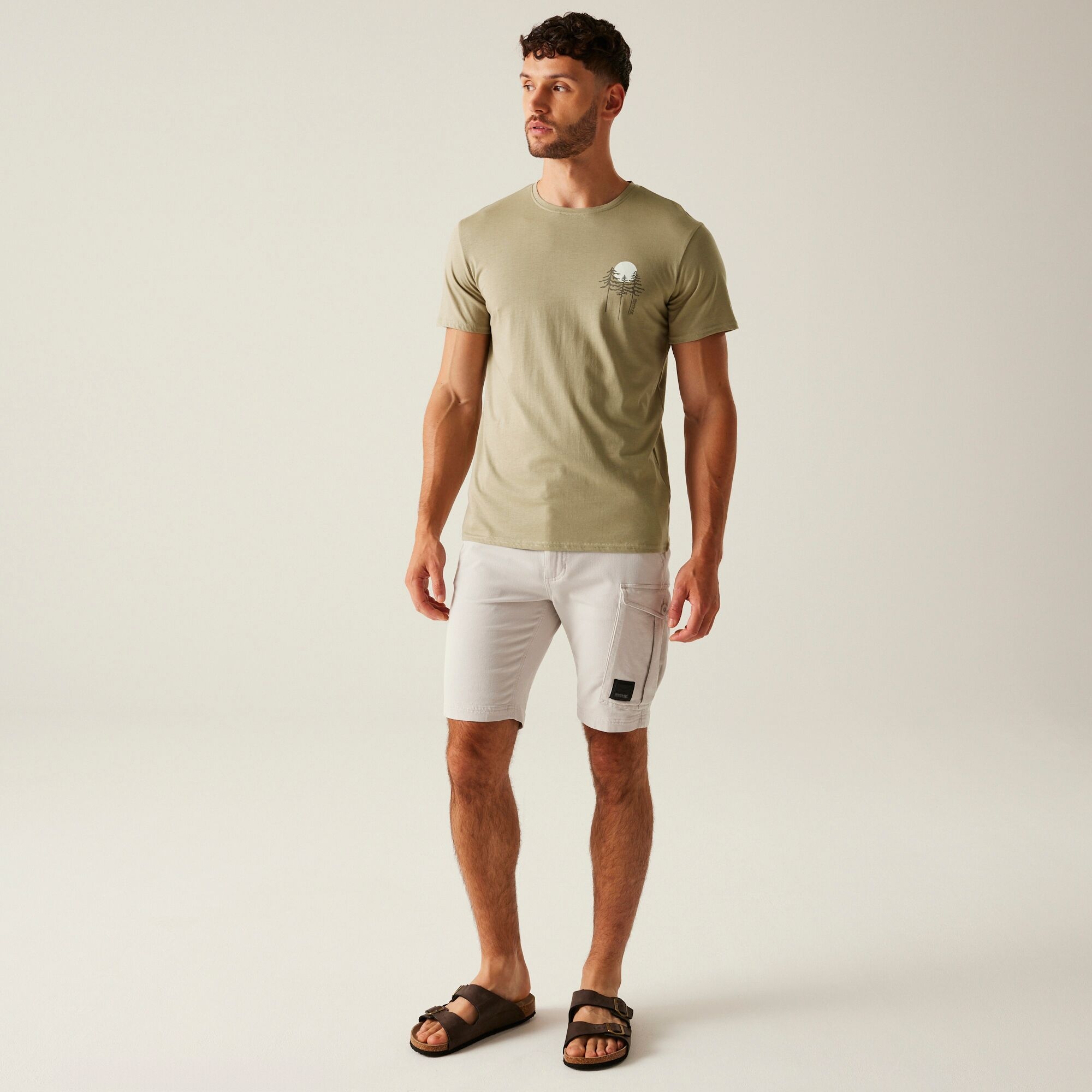 Men's Breezed V T-Shirt | Golden Sand