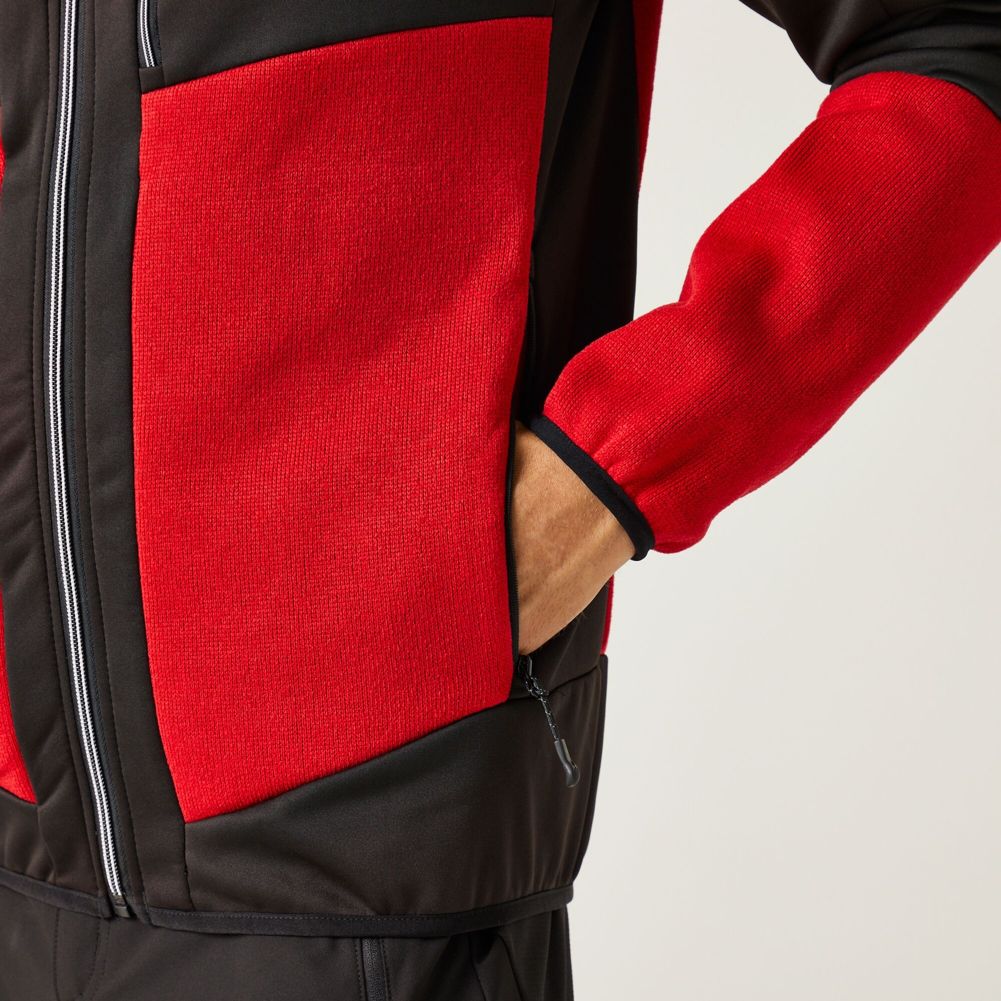 Men's E-Volve Stretch Midlayer | Classic Red Black