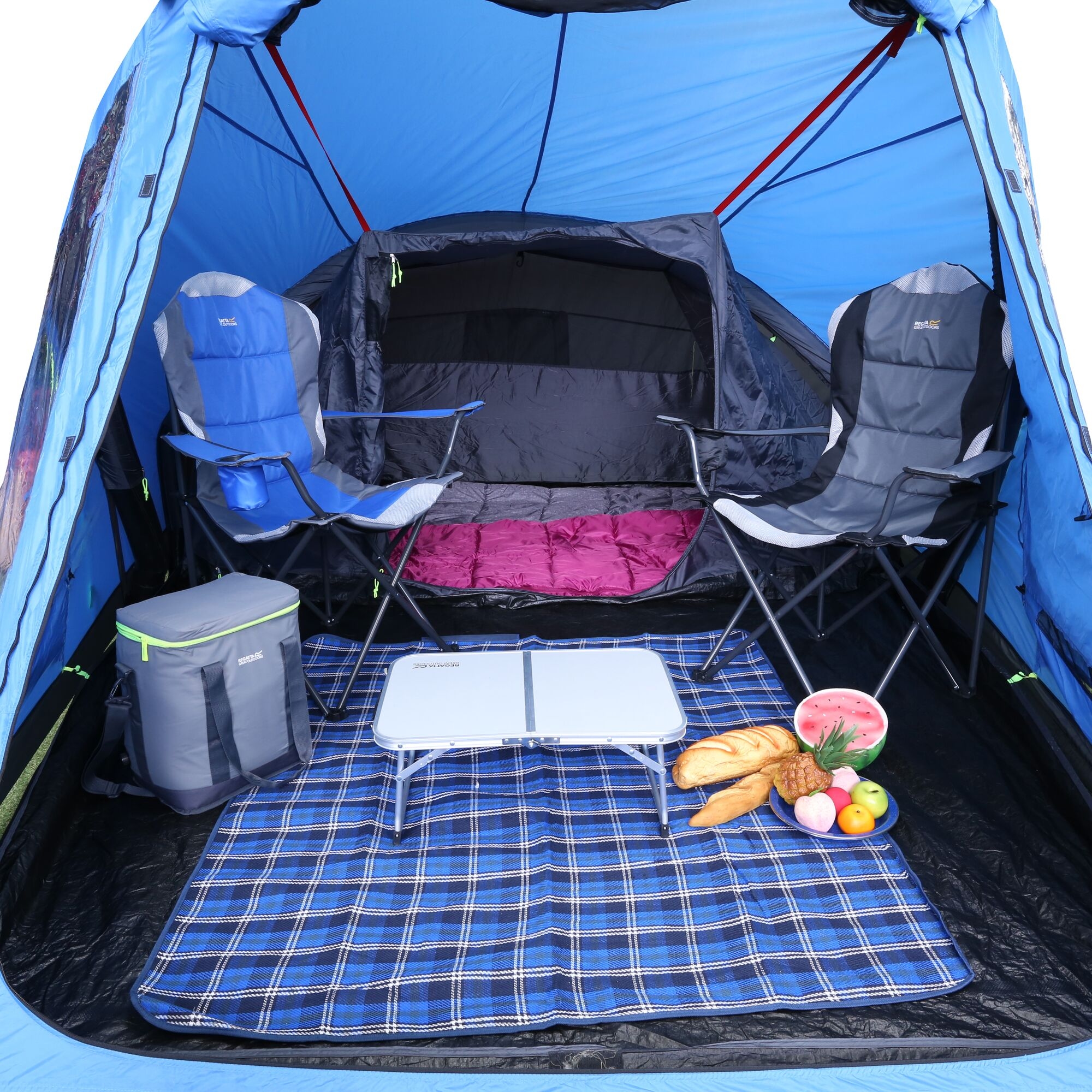 Kolima 2 Man Inflatable Tent | French Blue Ebony