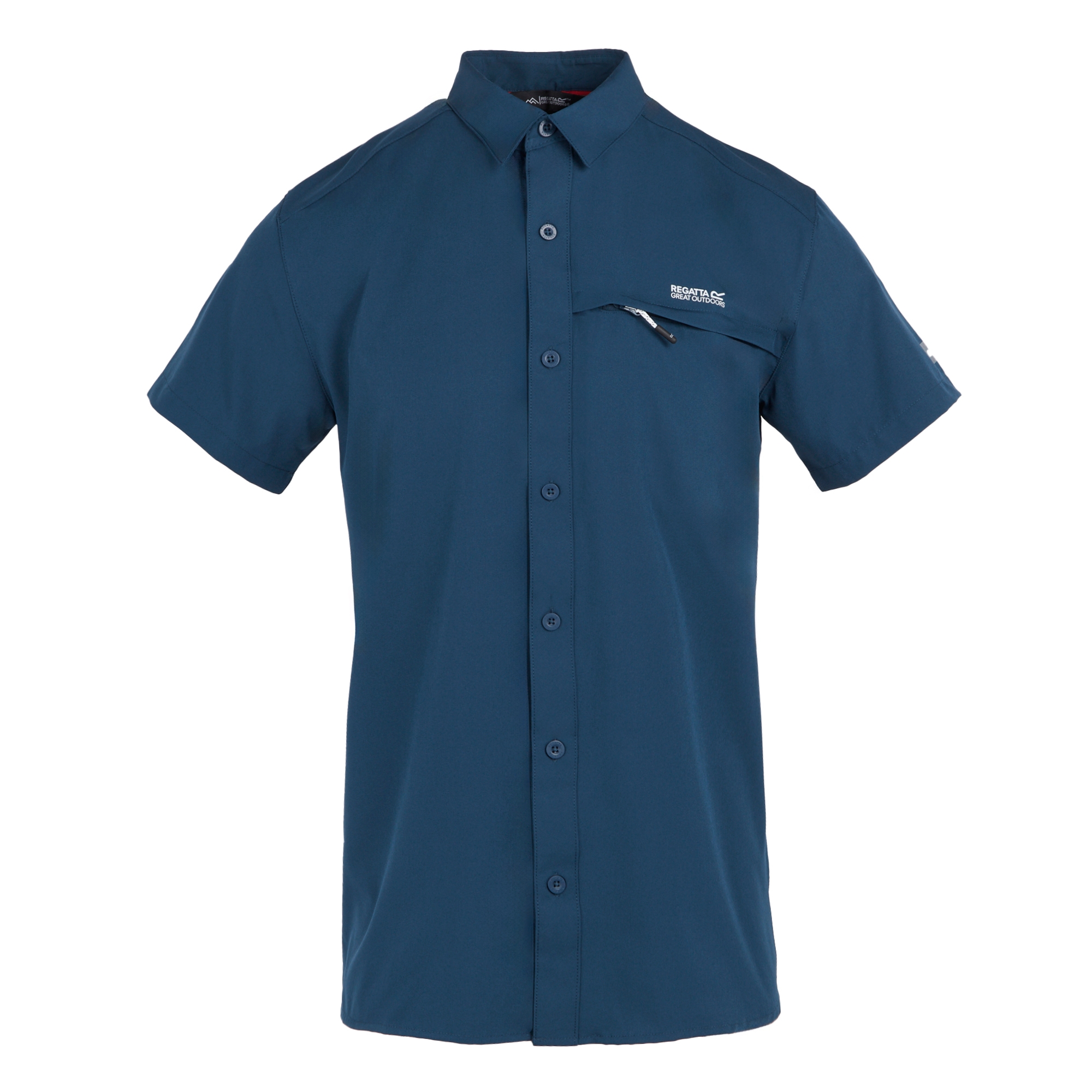 Men's Insect-Repellent Packaway Short Sleeve Shirt | Moonlight Denim