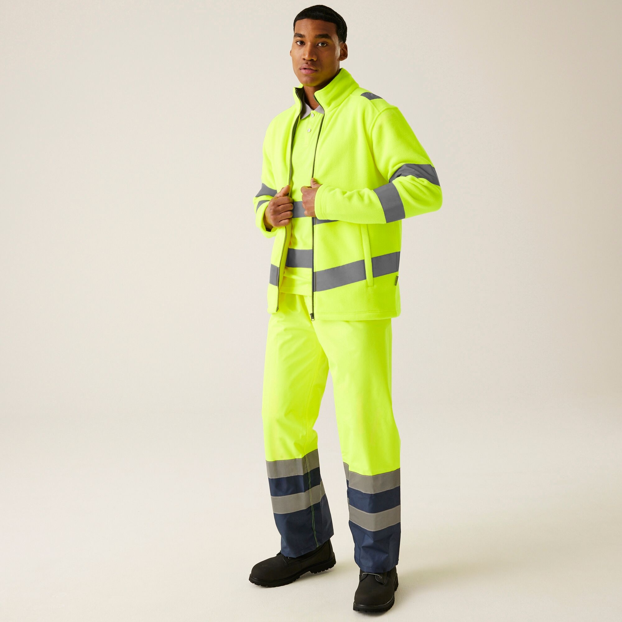 Men's Hi-Vis Pro Contract Thor Fleece | Yellow