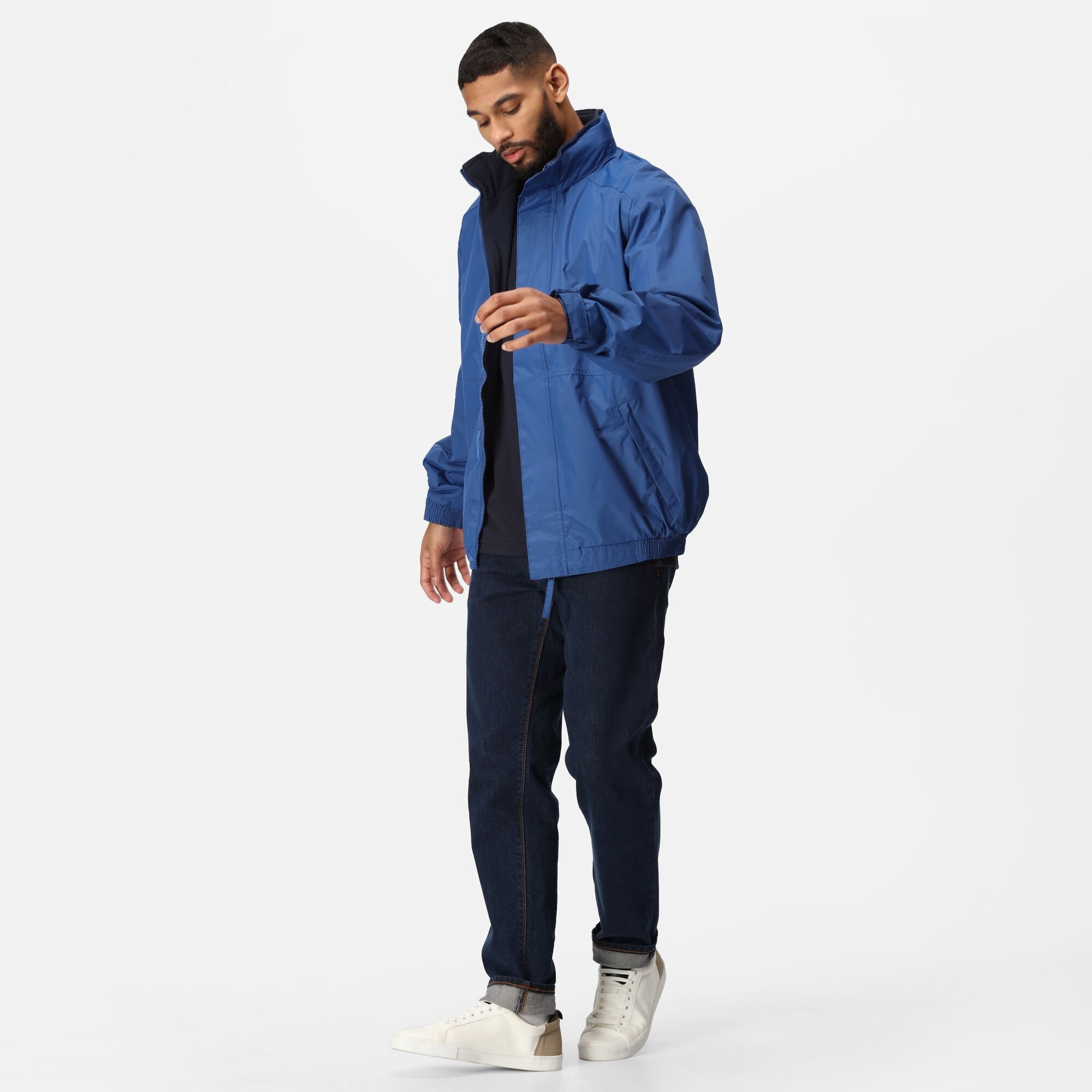 Men's Dover Fleece Lined Waterproof Insulated Bomber Jacket | Royal Blue Navy