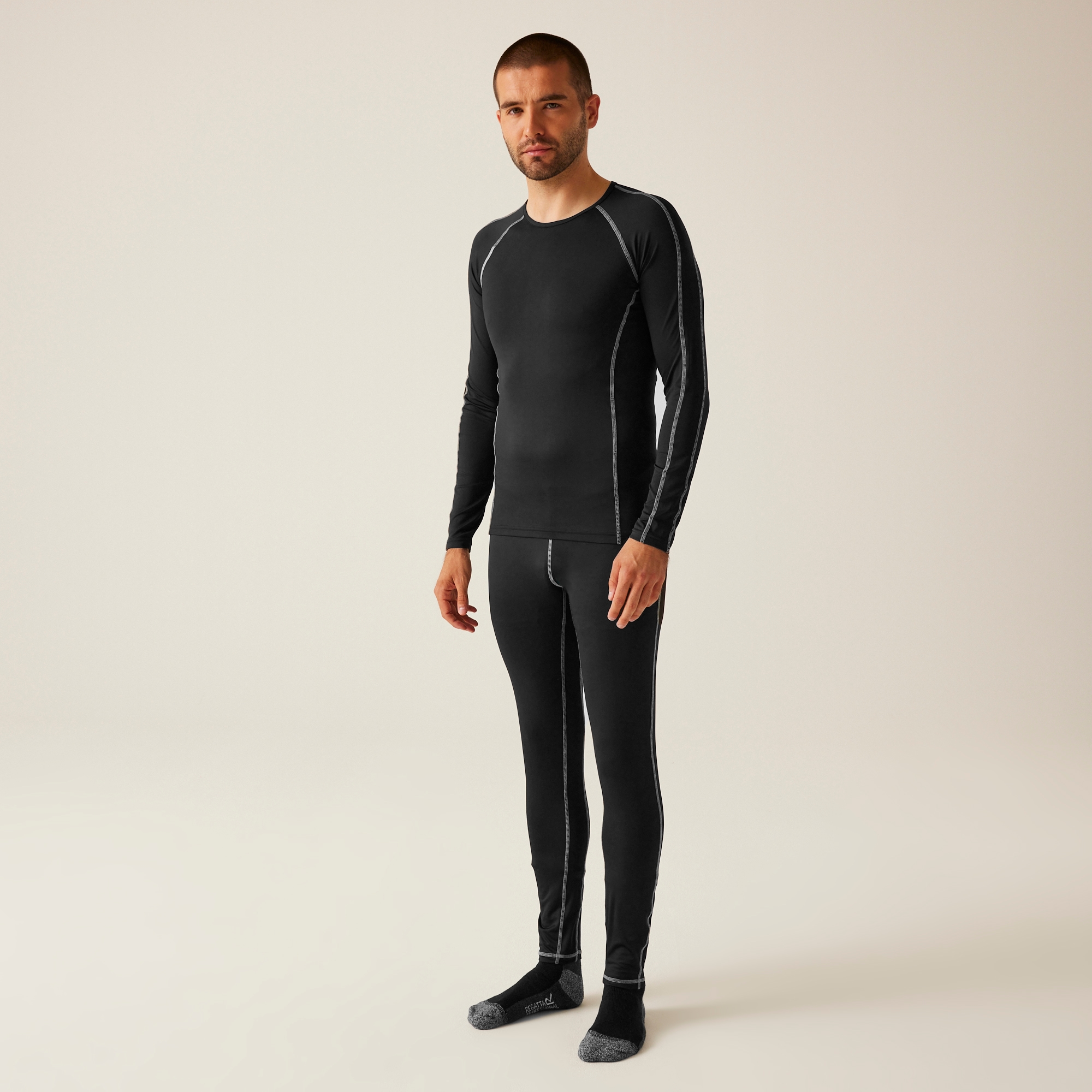 Men's LS Base Layer Top | Black
