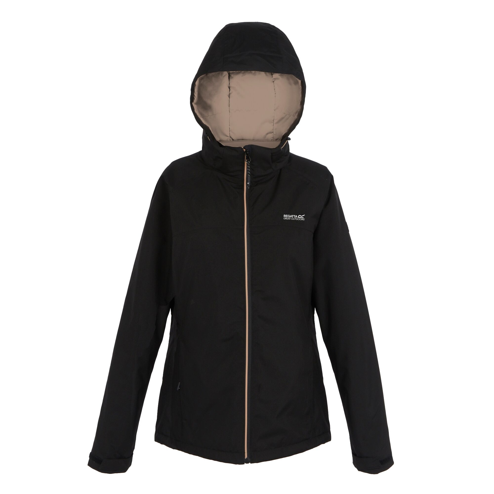Women's Frelton Waterproof Jacket | Black Warm Taupe
