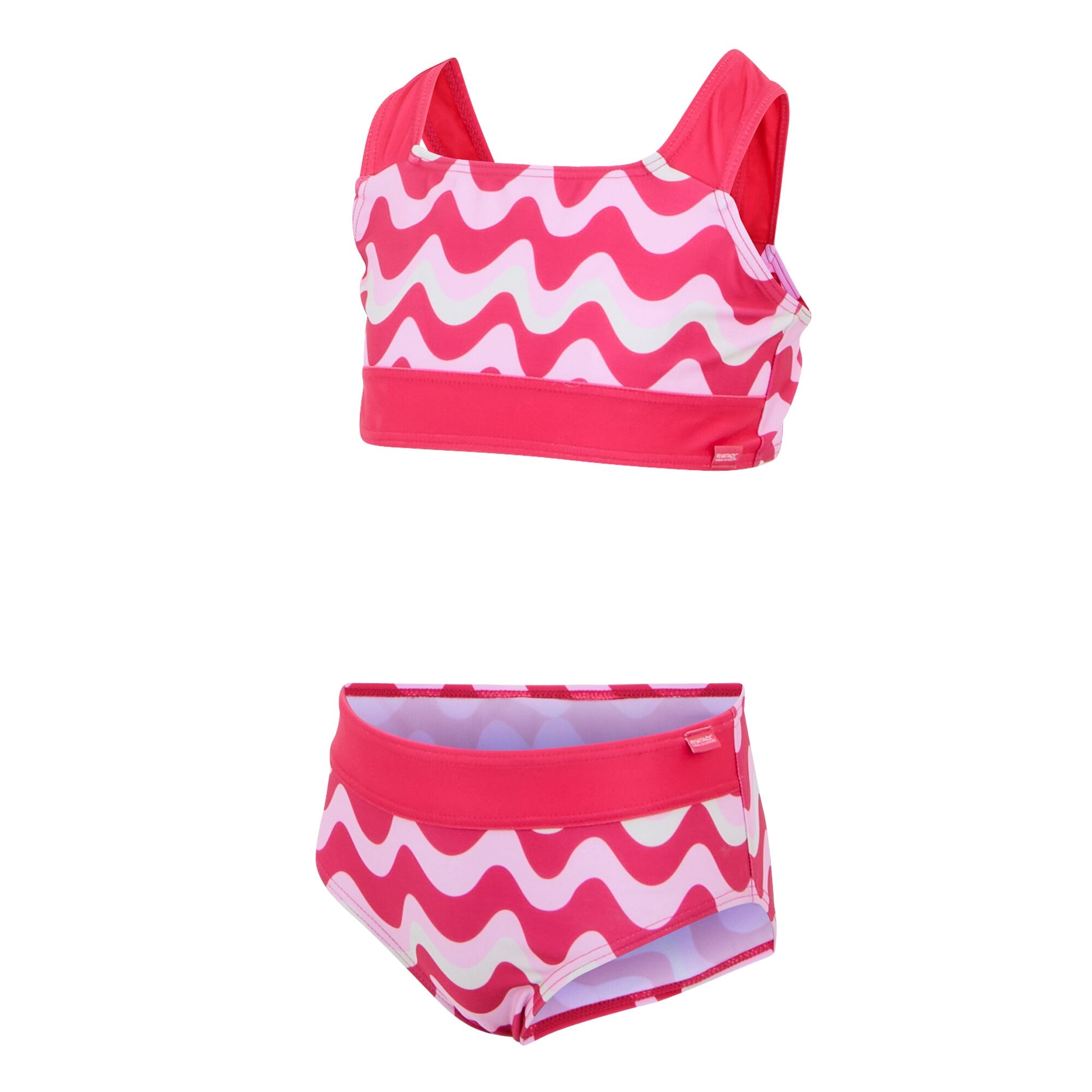 Kids' Dakaria III Bikini Set | Pop Wavy Stripe
