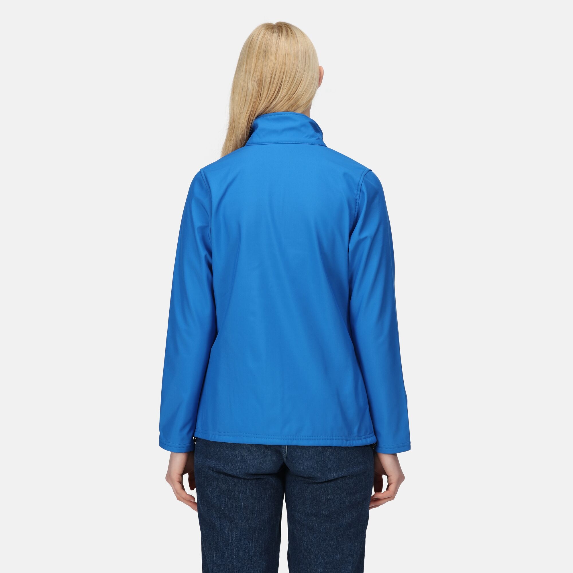 Women's Octagon II Printable 3 Layer Membrane Softshell Jacket | Oxford Blue Black