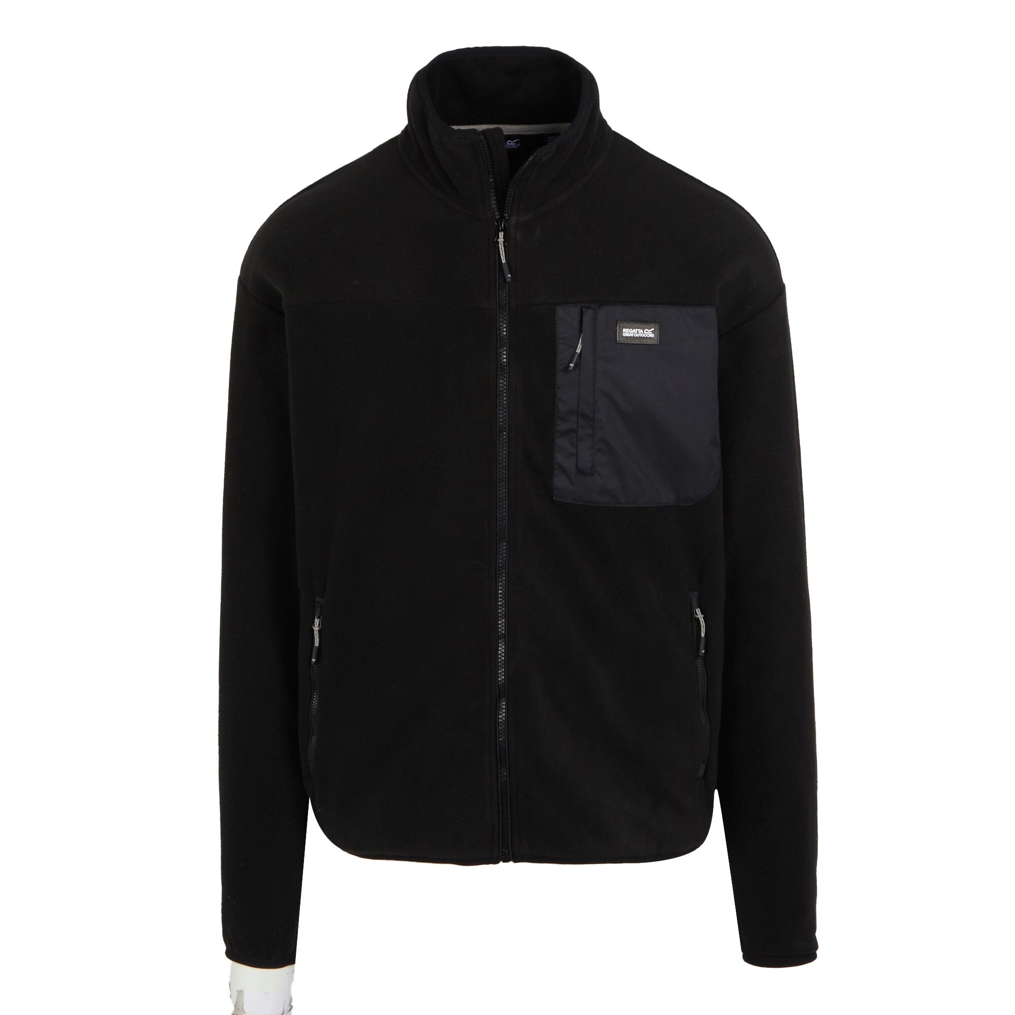 Men's Frankie Full Zip Fleece | Black