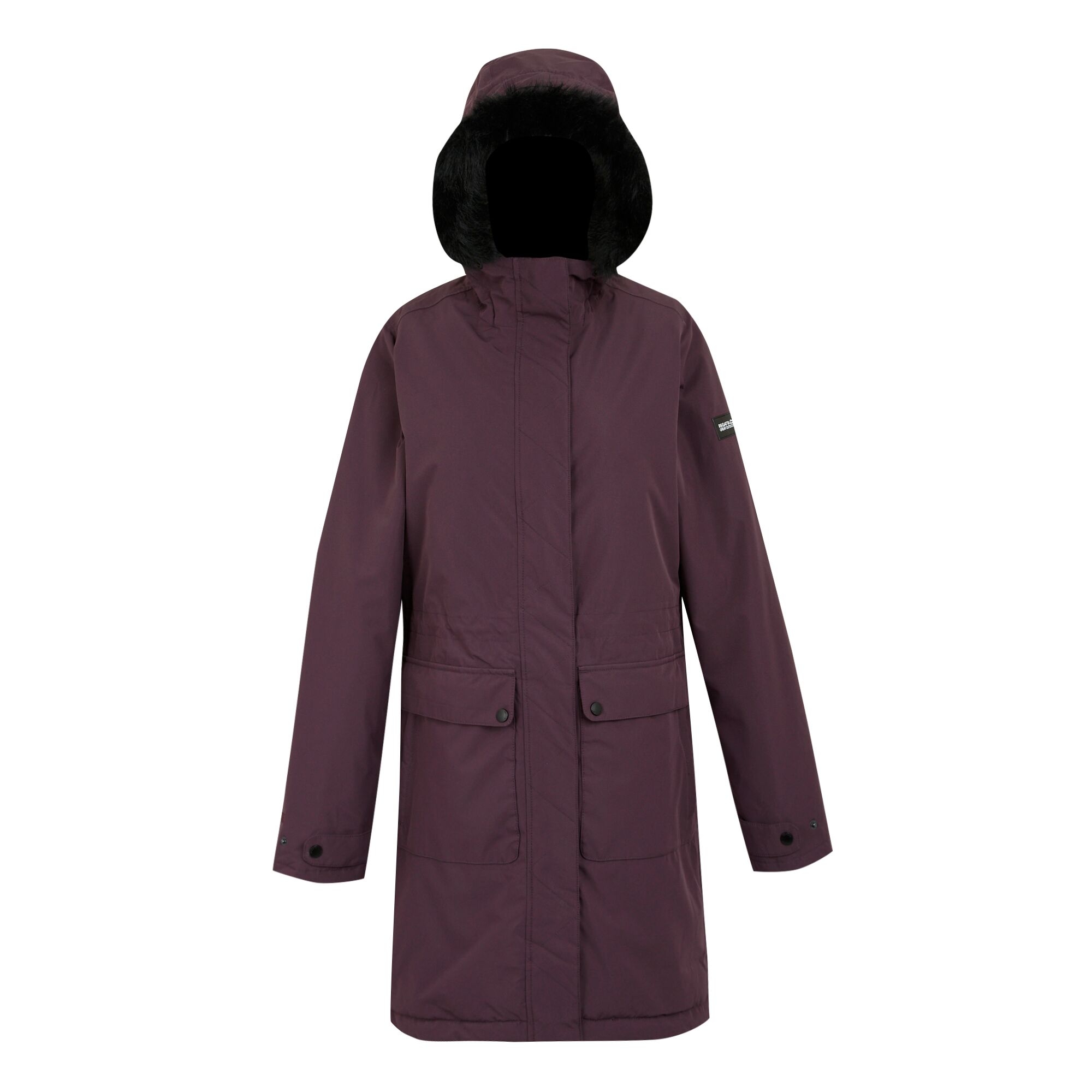 Women's Sabinka II Fur Trim Parka Jacket | Deep Plum