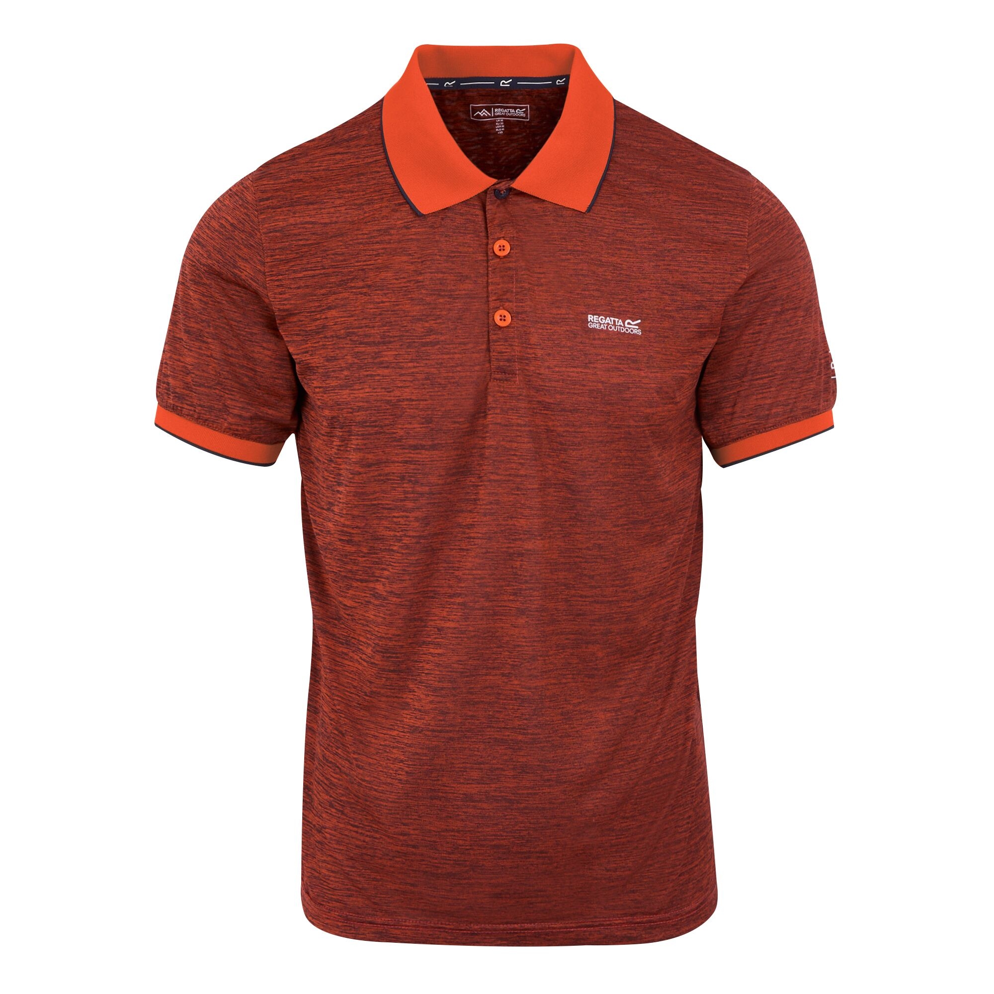 Men's Remex II Jersey Polo Shirt | Tangerine Tango