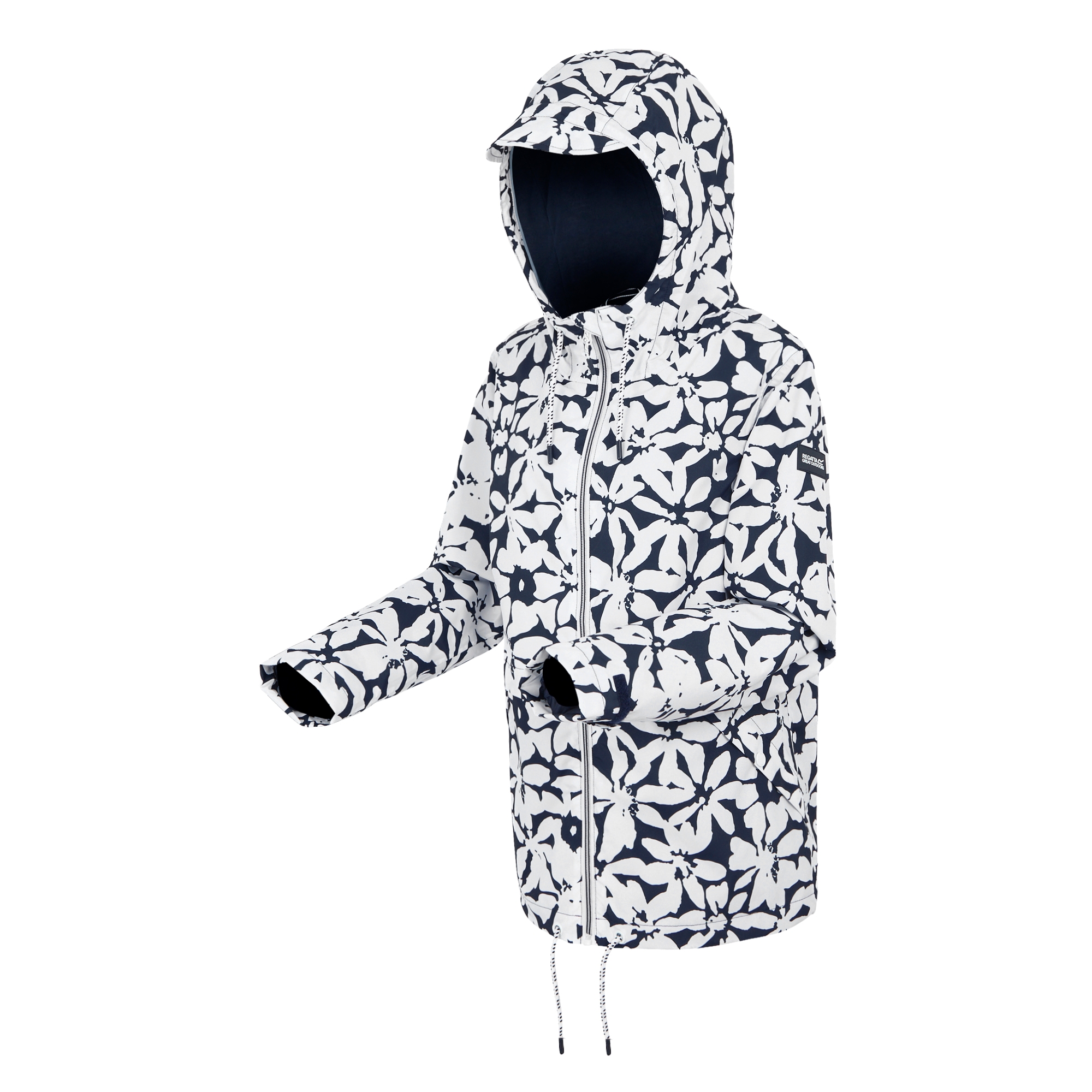 Women's Bayletta II Waterproof Jacket | Navy White Large Floral