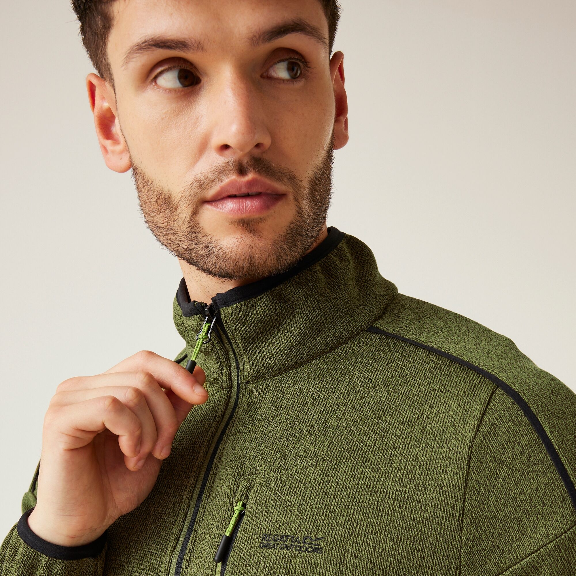Men's Kames Full Zip Fleece | Nephrite Green Grenoble Green