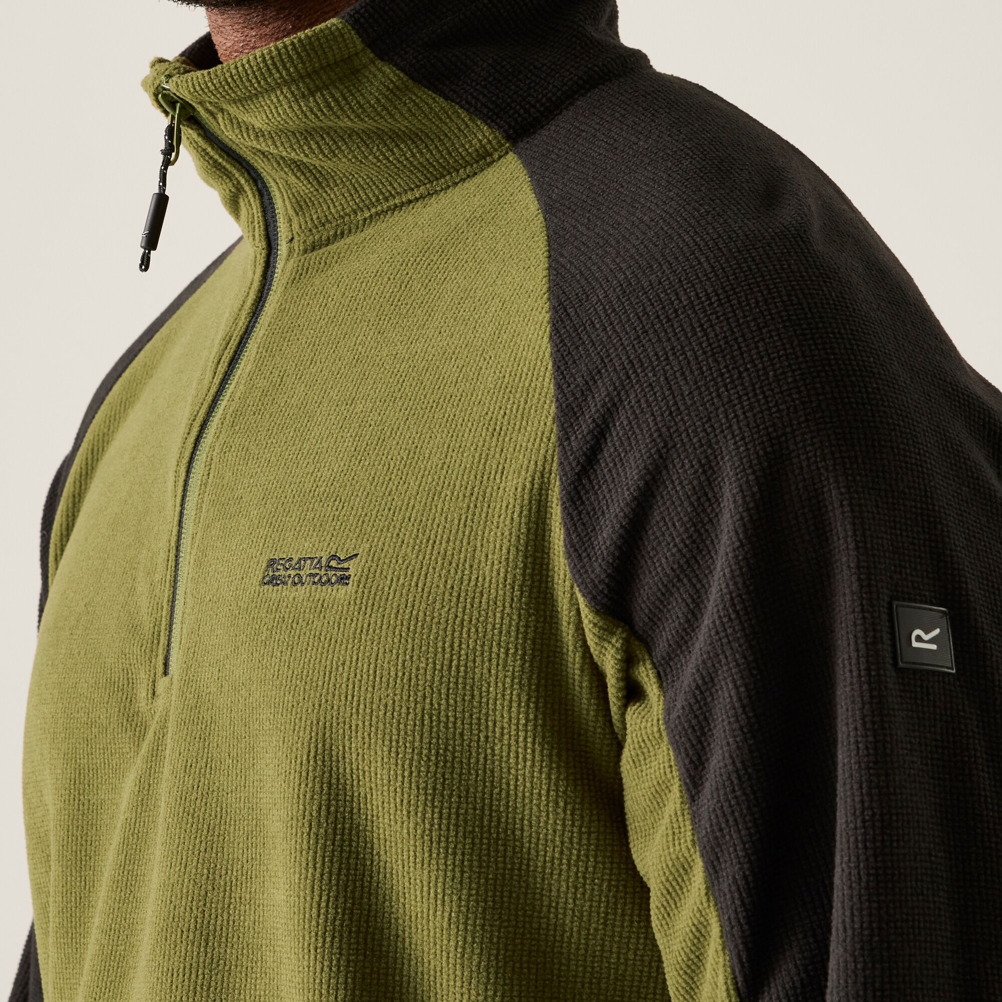 Men's Elson II Lightweight Fleece | Nephrite Green Black