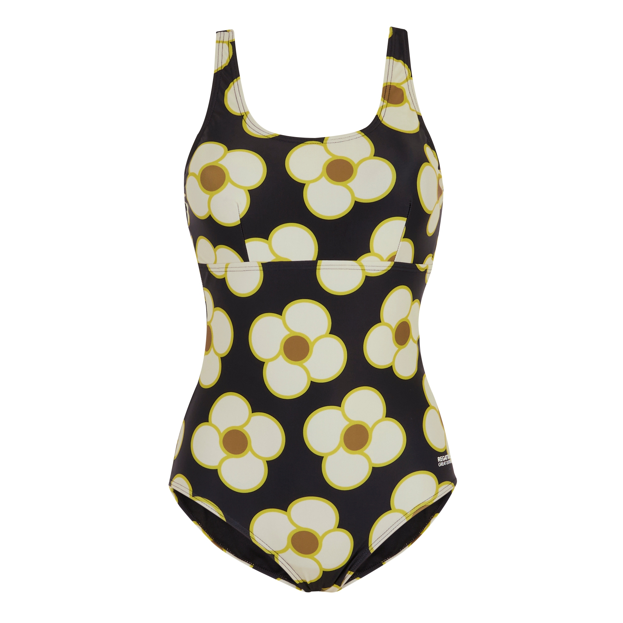 Orla Kiely Swimsuit | Spinning Flower Black