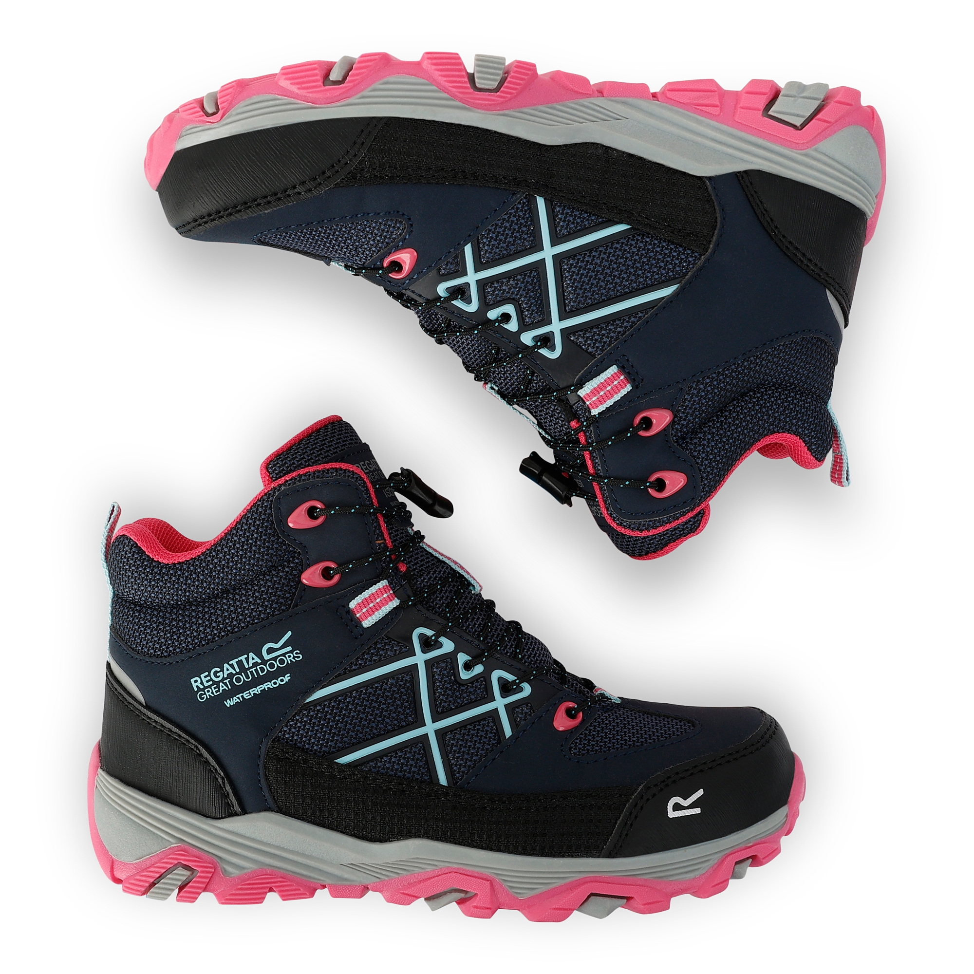 Kids' Samaris III Walking Boots | Navy Pink Potion